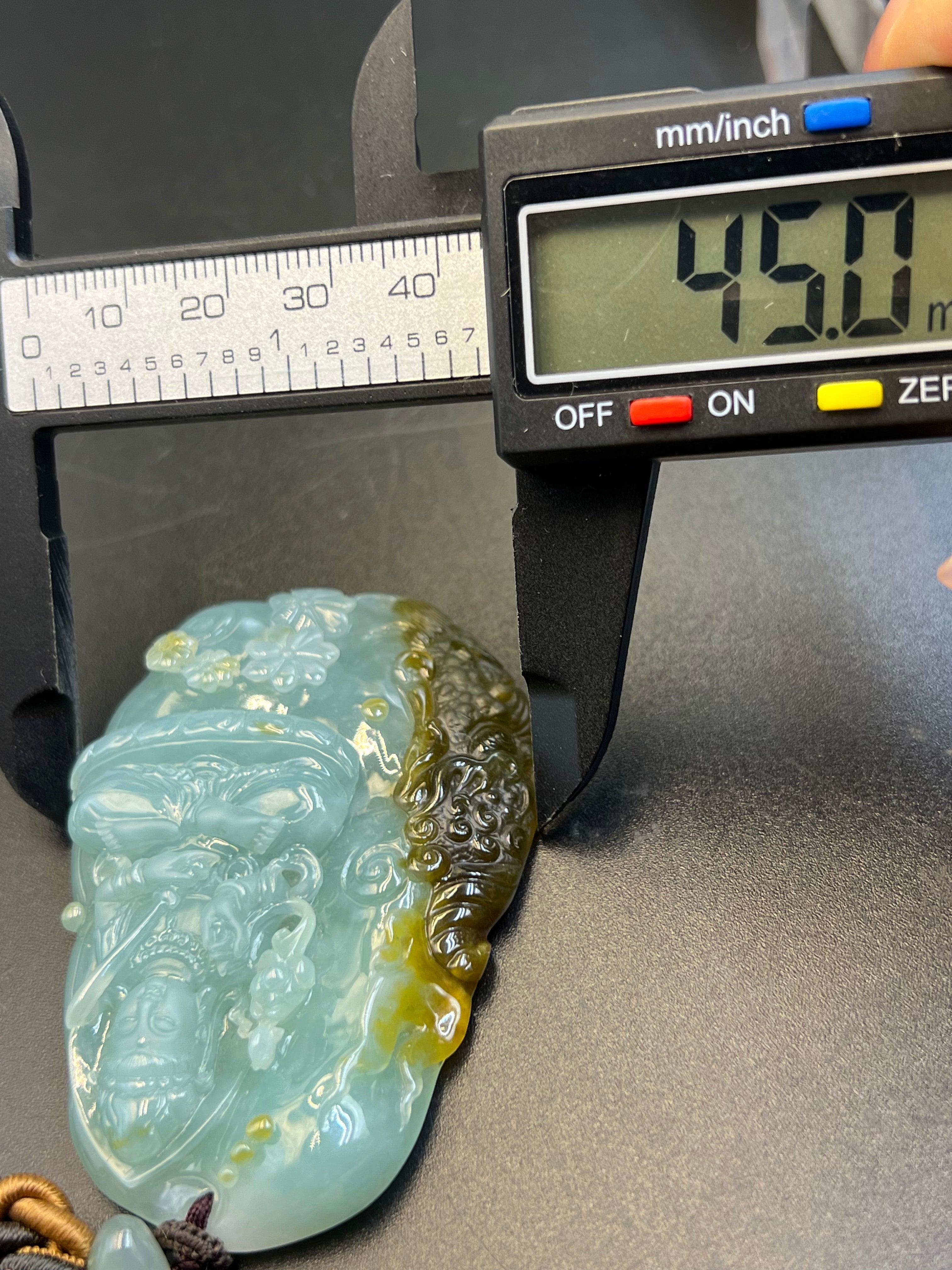 緬甸天然翡翠菩薩吊墜