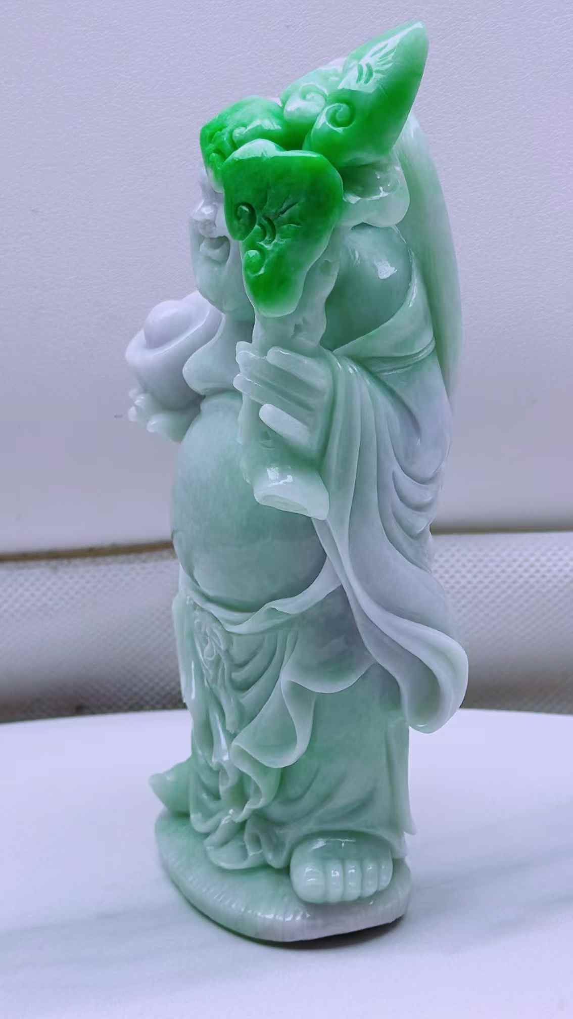 翡翠 彌勒擺件