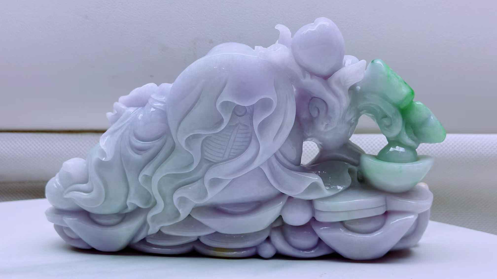 翡翠彌勒擺件