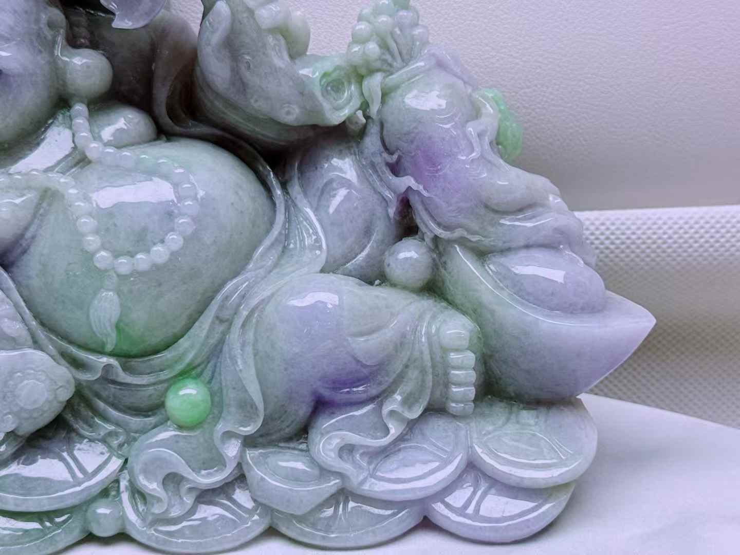 翡翠 彌勒擺件