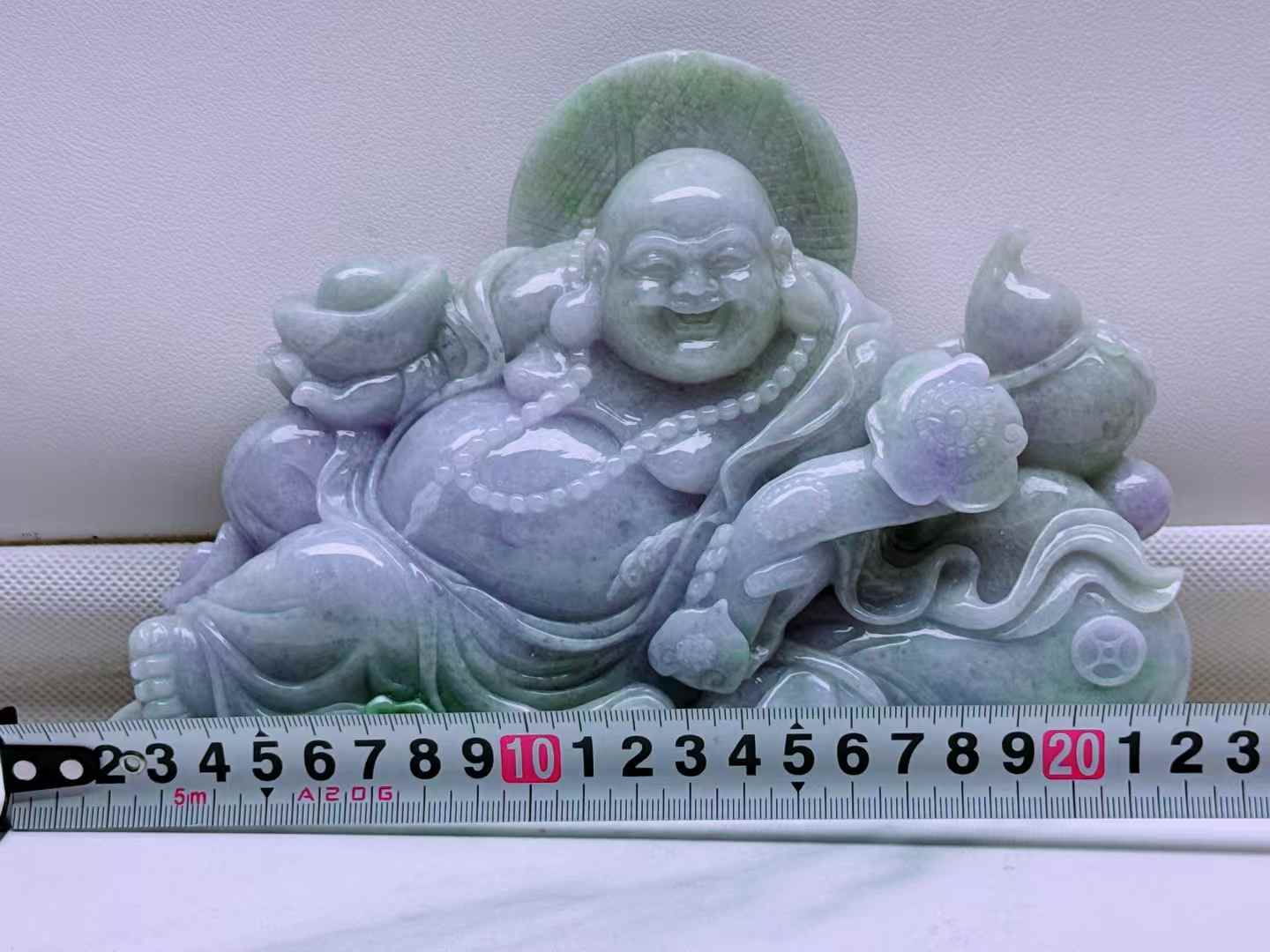 翡翠 彌勒擺件