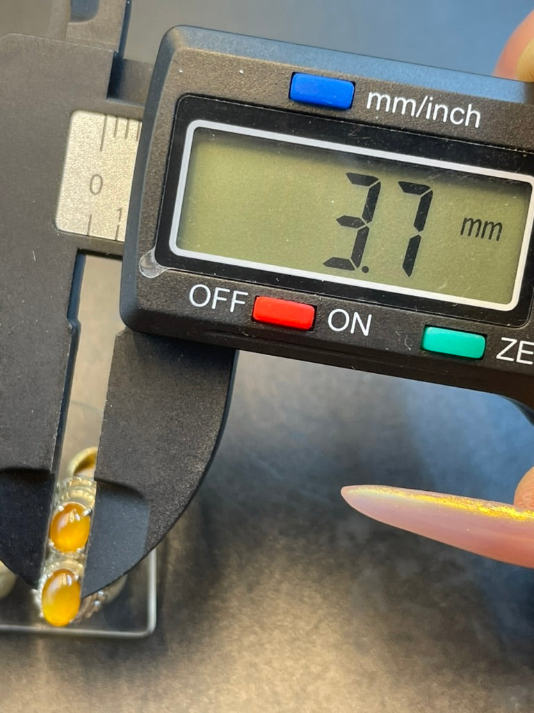 緬甸天然翡翠黄翡蛋面耳环