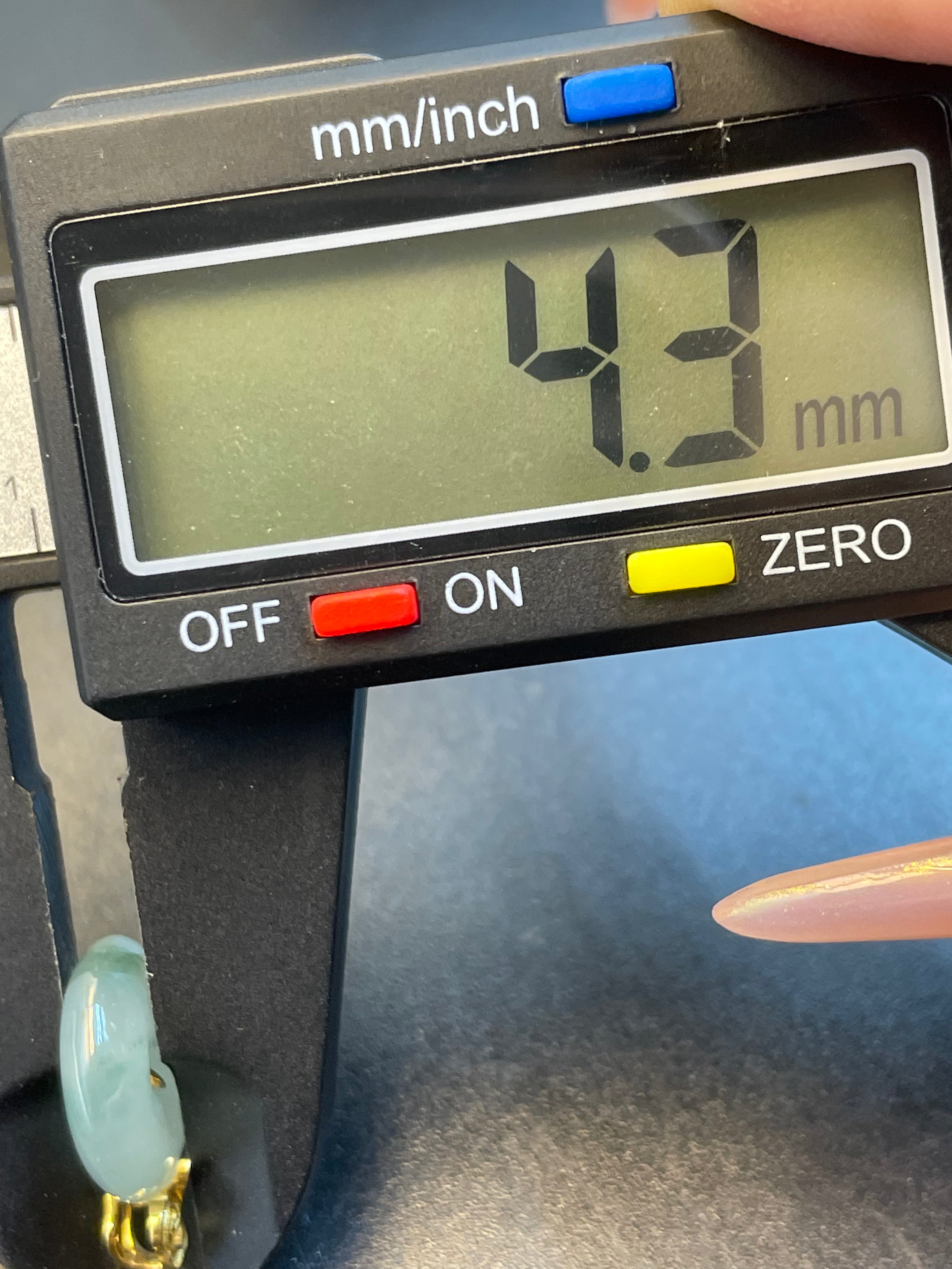 緬甸天然翡翠飄綠平安扣吊墜