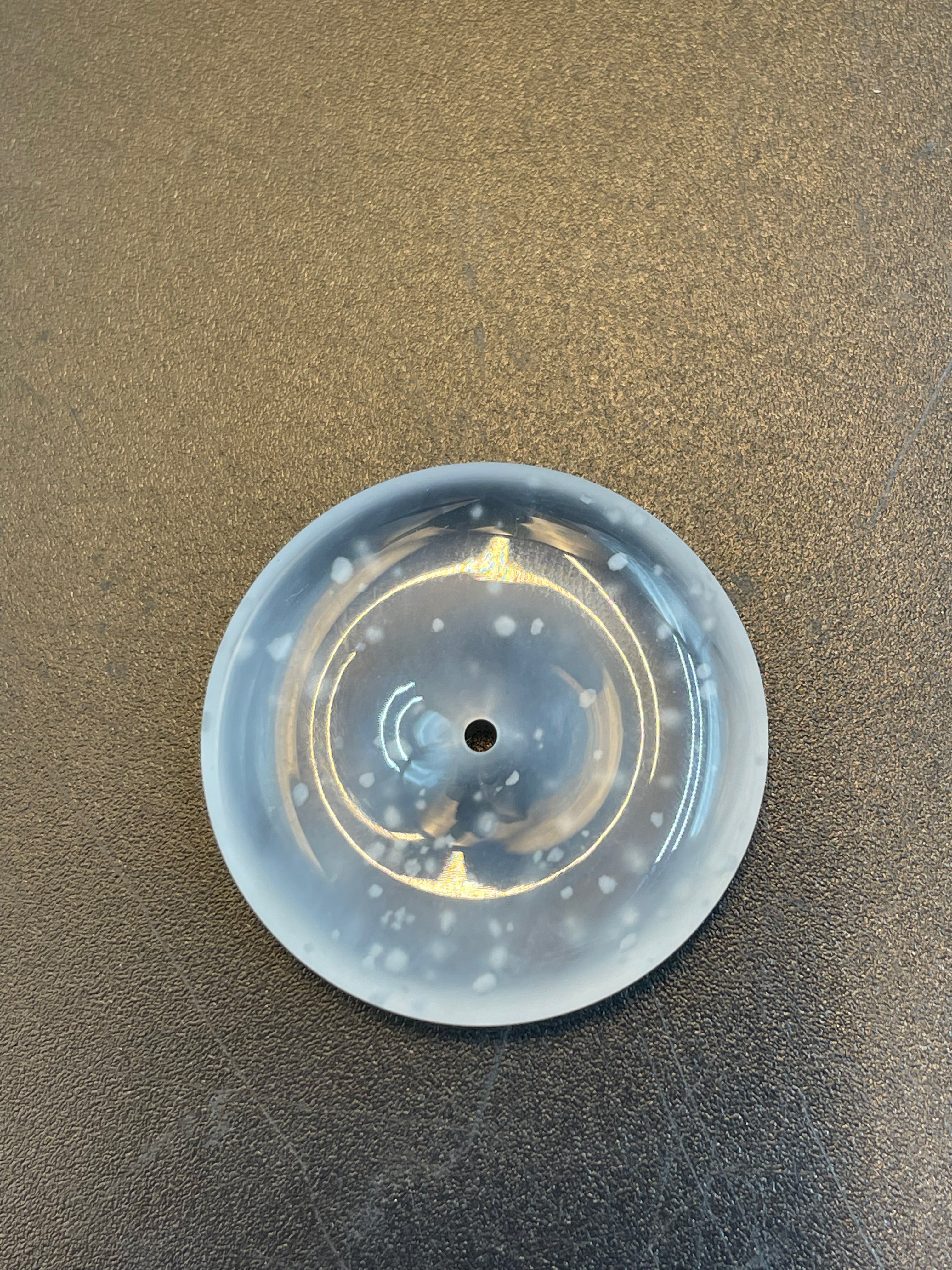 天然翡翠冰種雪花棉平安扣玉珮吊墜