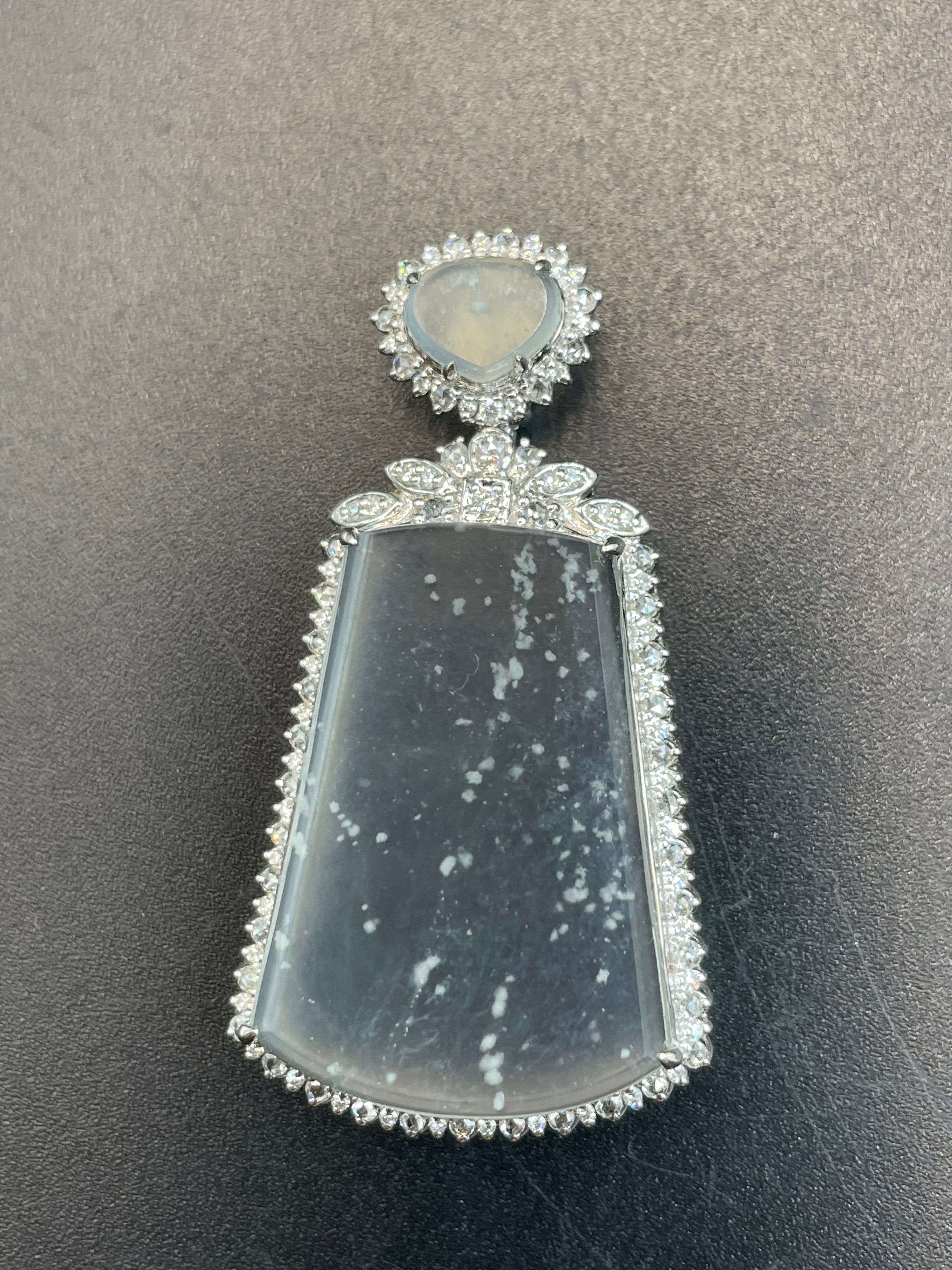 緬甸天然翡翠無事牌吊墜