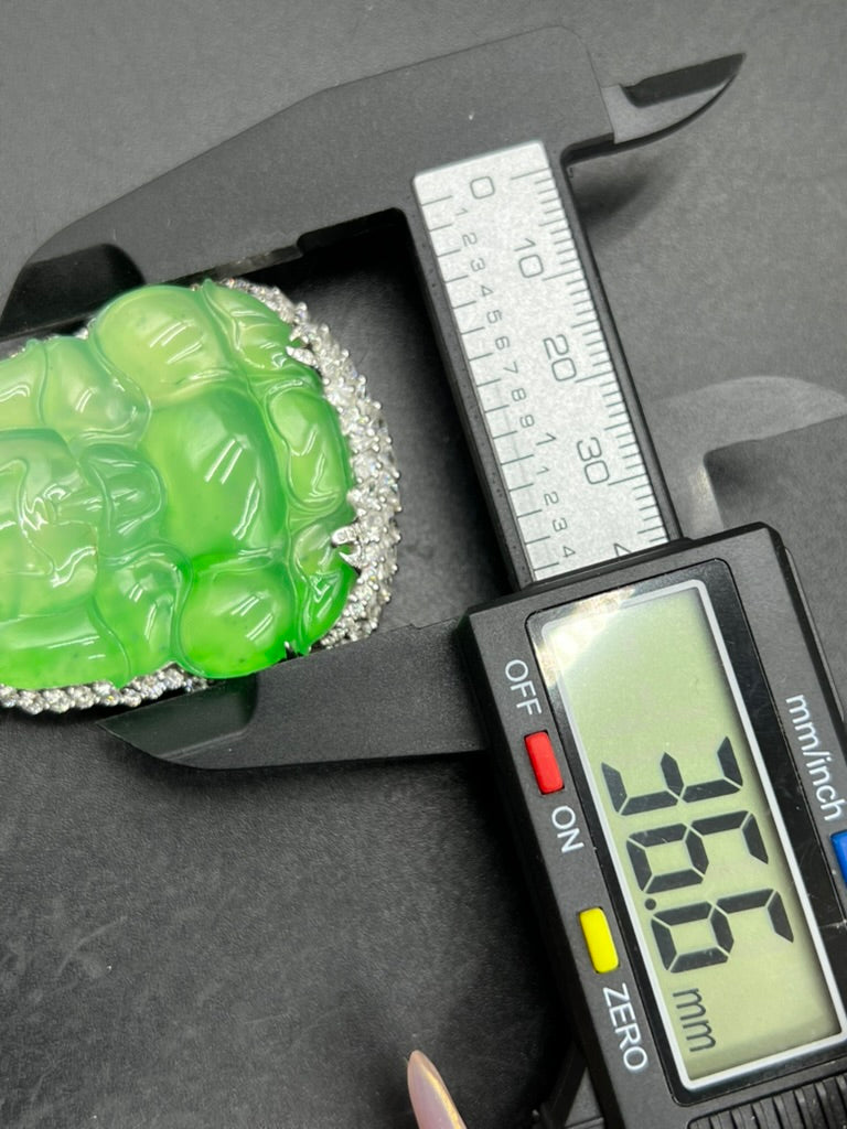 緬甸天然翡翠觀音吊墜