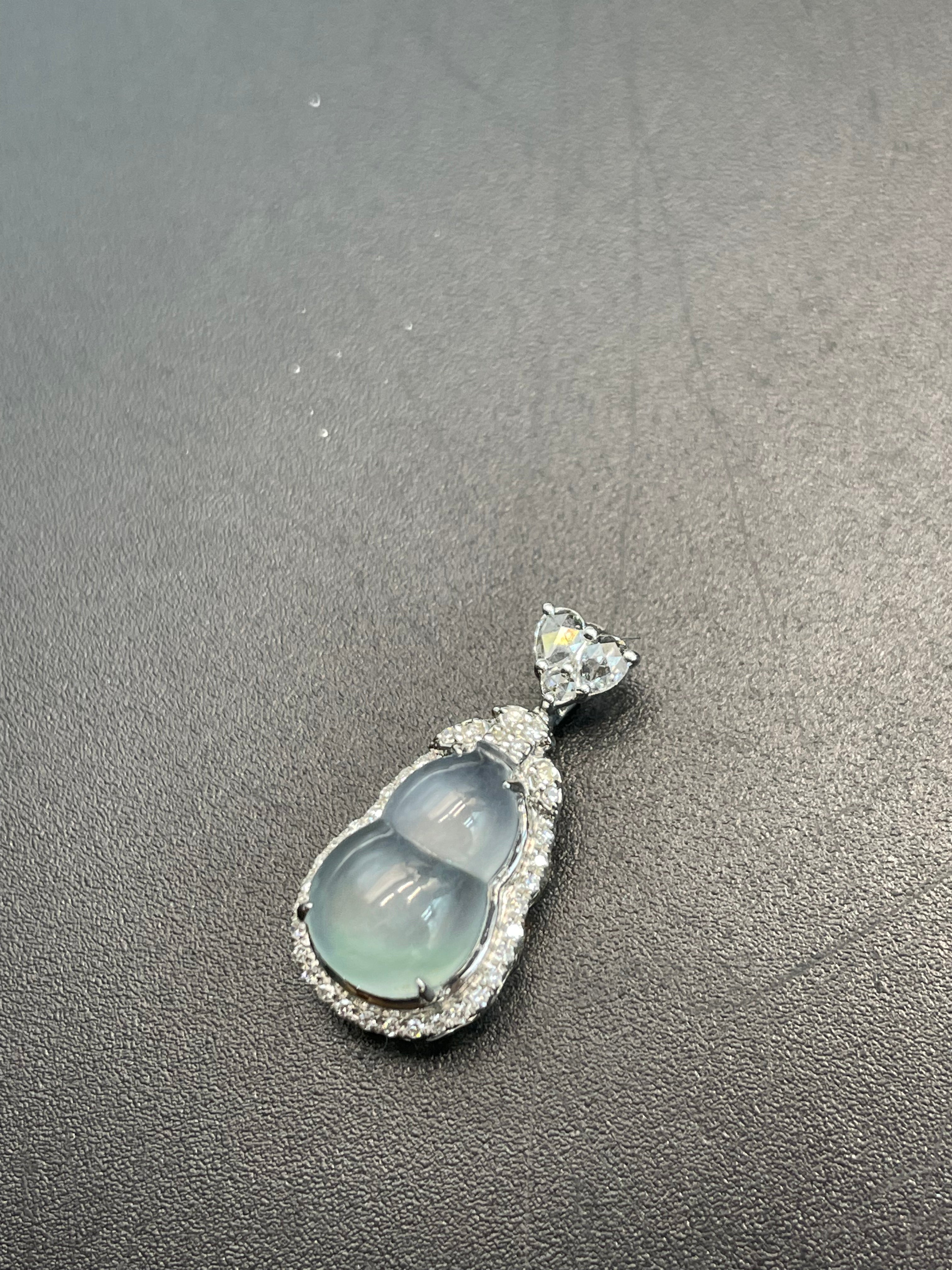 緬甸天然翡翠福祿吊墜