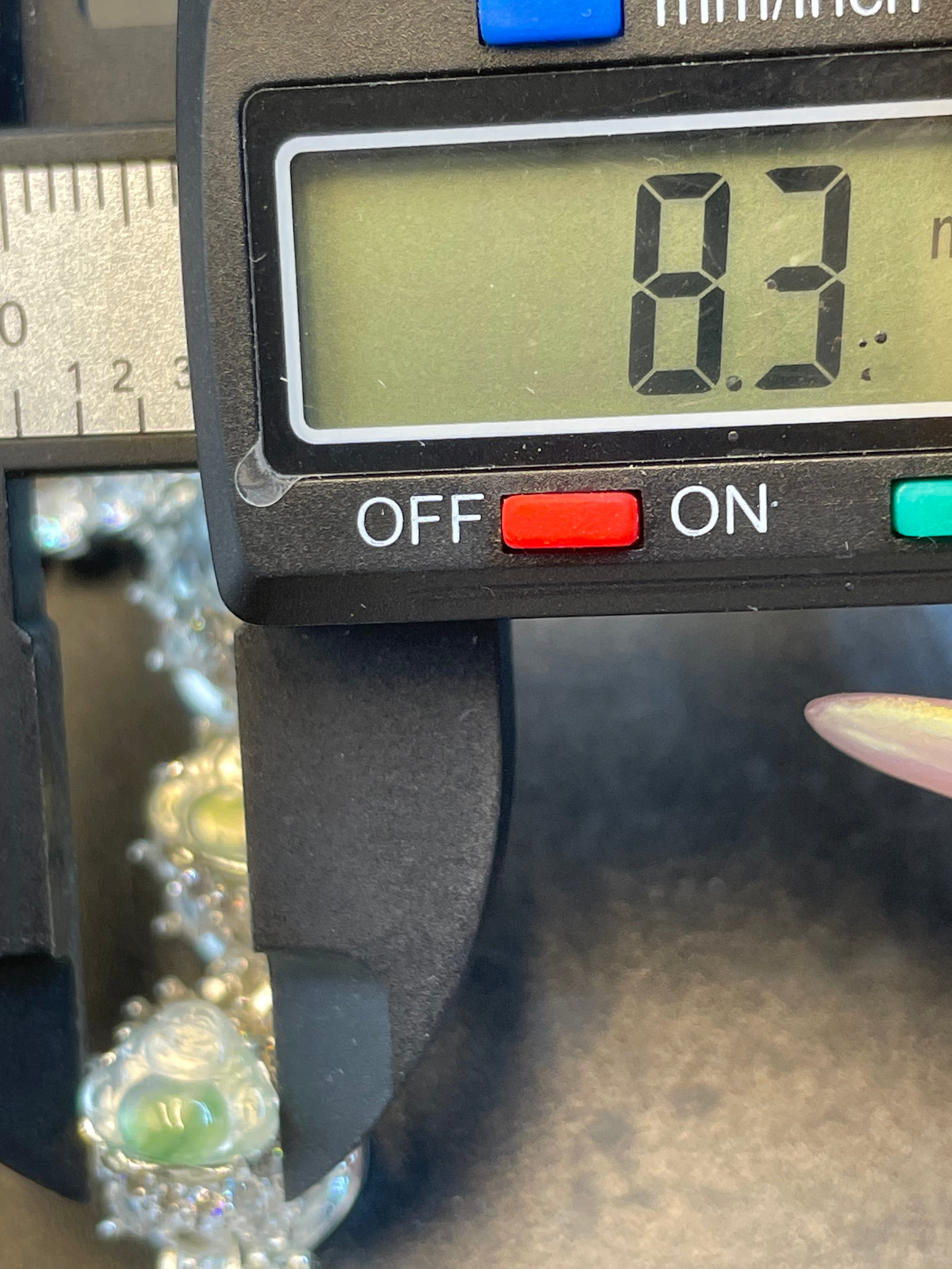 緬甸天然翡翠冰飄綠花彌勒手鏈