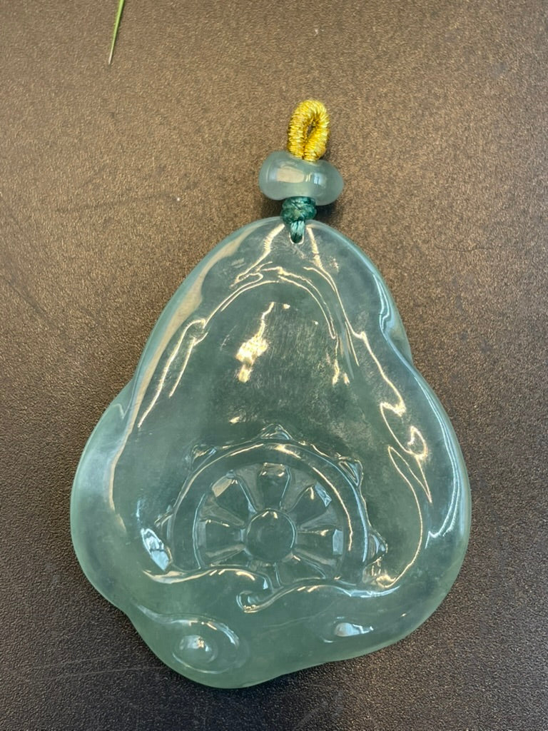 天然緬甸翡翠地藏菩薩吊墜