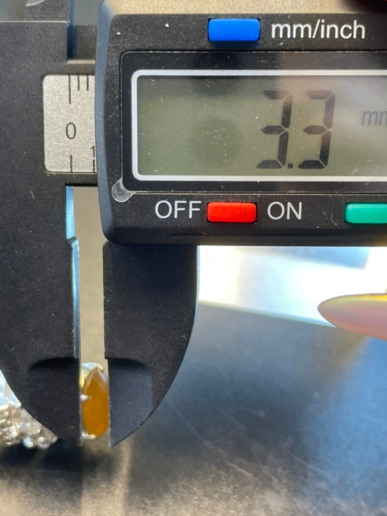 緬甸天然翡翠黃翡蛋面戒指