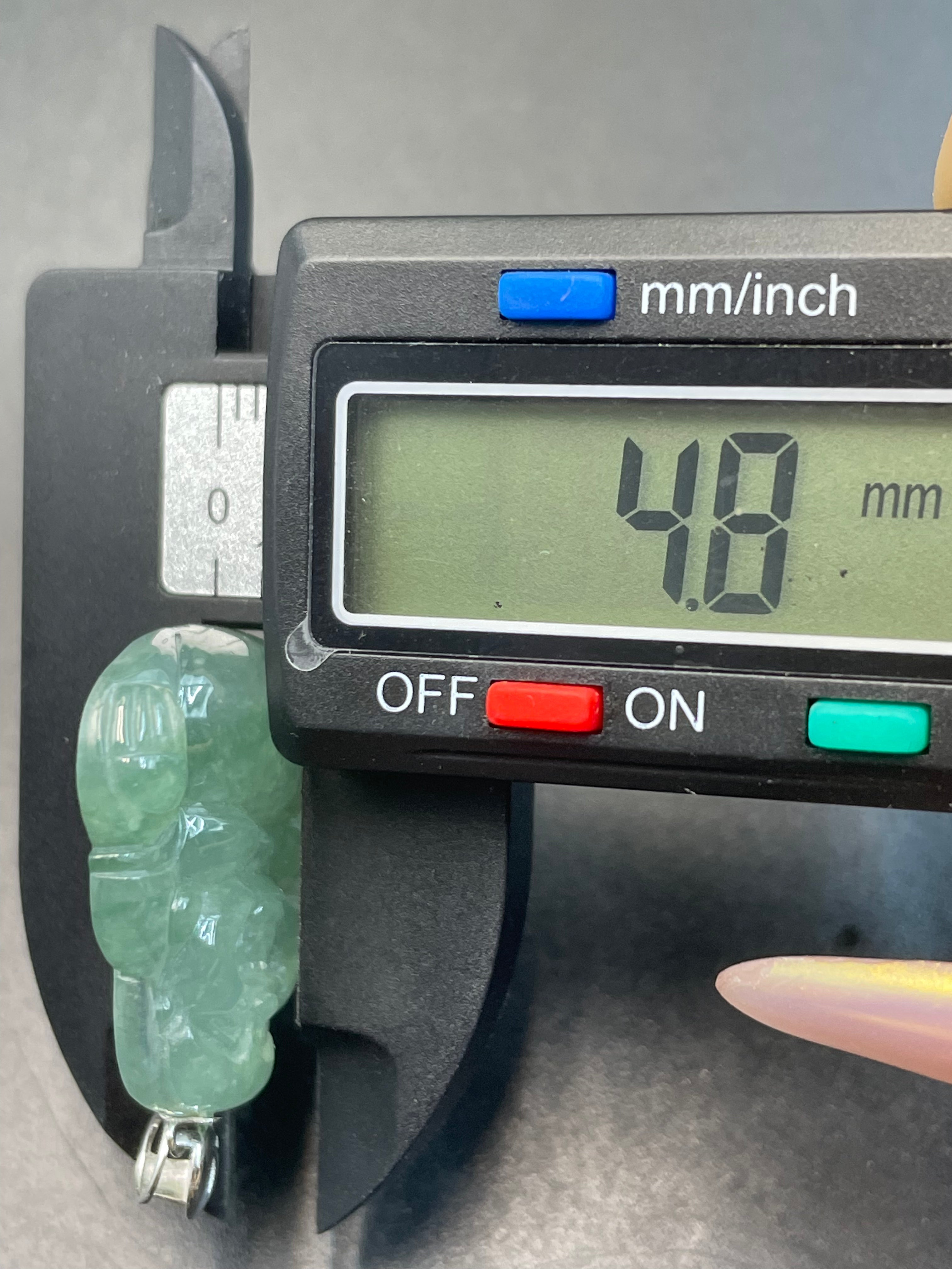 緬甸天然翡翠彌勒吊墜