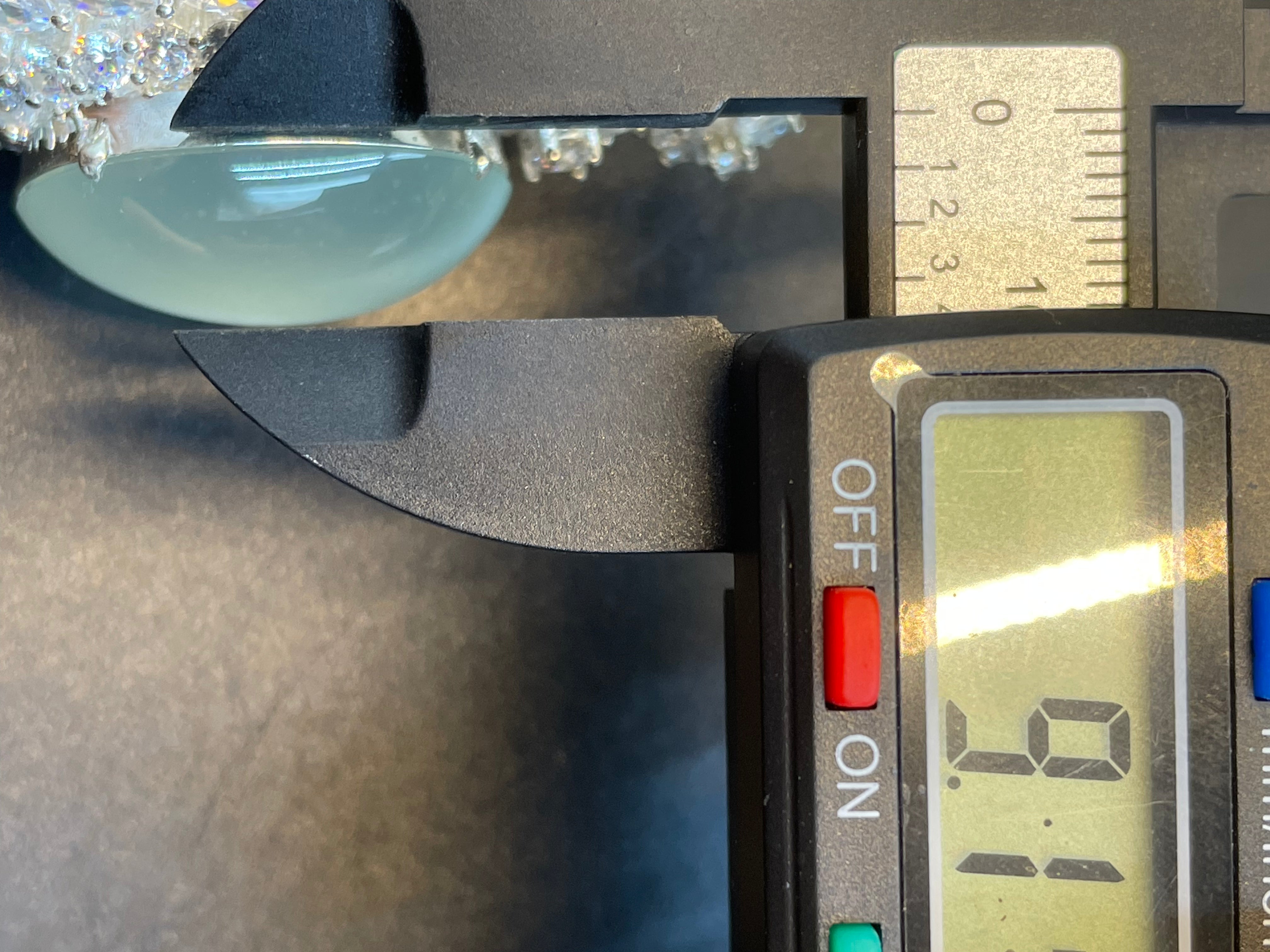 緬甸天然翡翠冰晴藍大蛋面吊墜