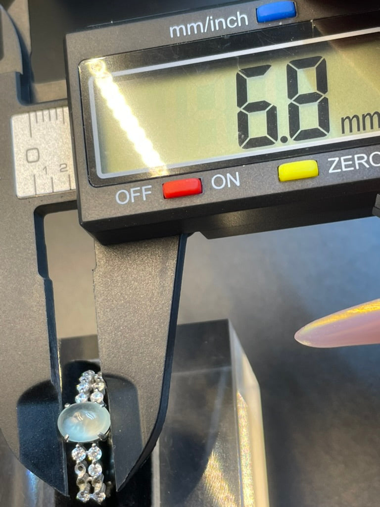 緬甸天然翡翠冰種蛋面戒指