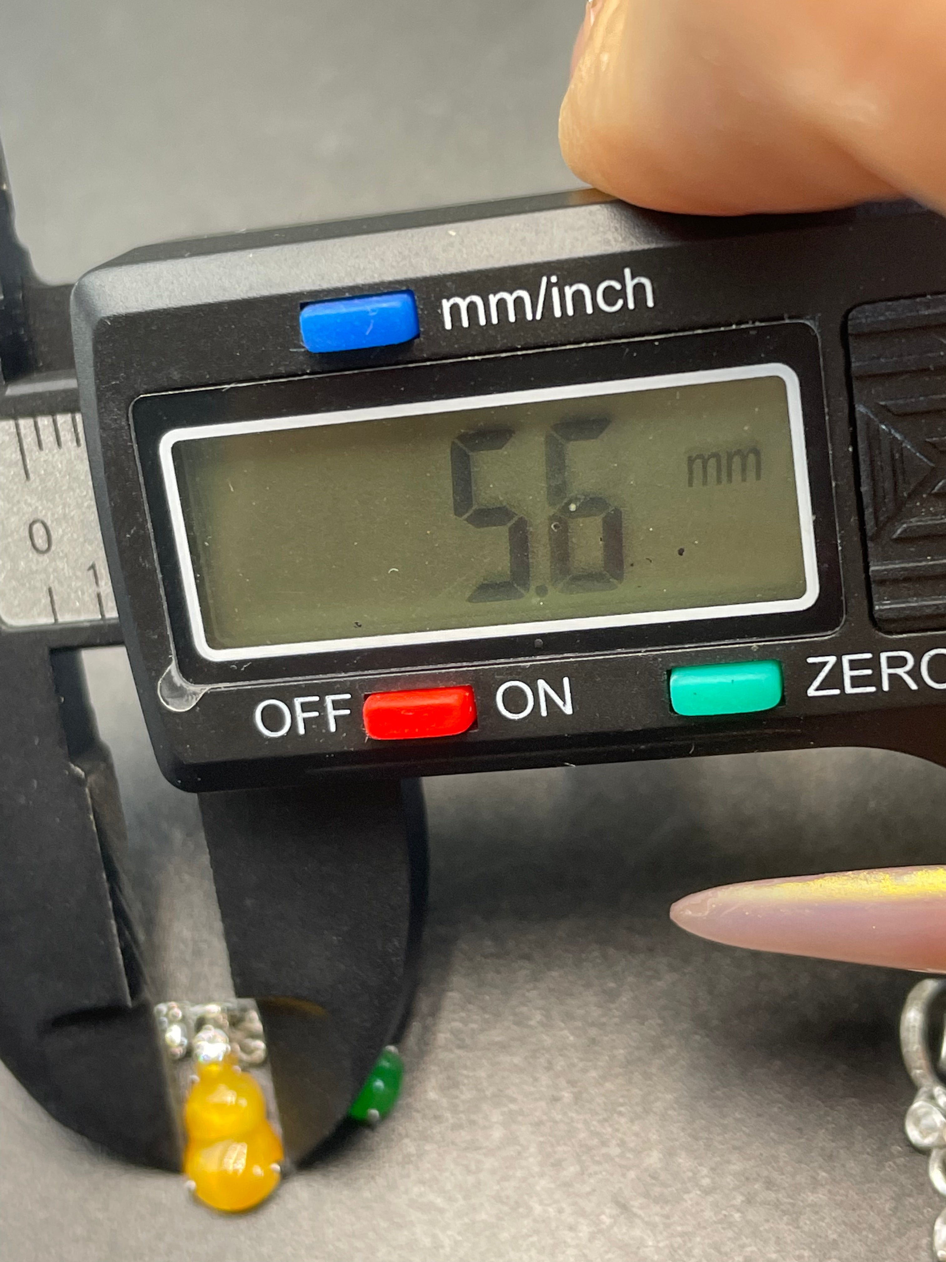 緬甸天然翡翠俏色福祿吊墜