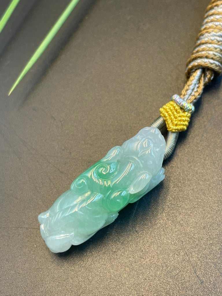 緬甸天然翡翠貔貅吊墜