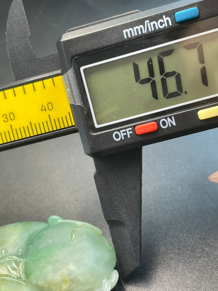 緬甸天然翡翠駿馬載寶吊墜