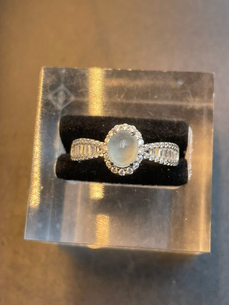 緬甸天然翡翠冰黃/黃翡/冰種蛋面戒指/簡約/設計/禮物