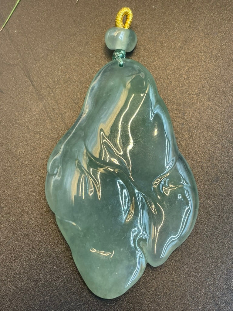 天然緬甸翡翠普賢菩薩吊墜