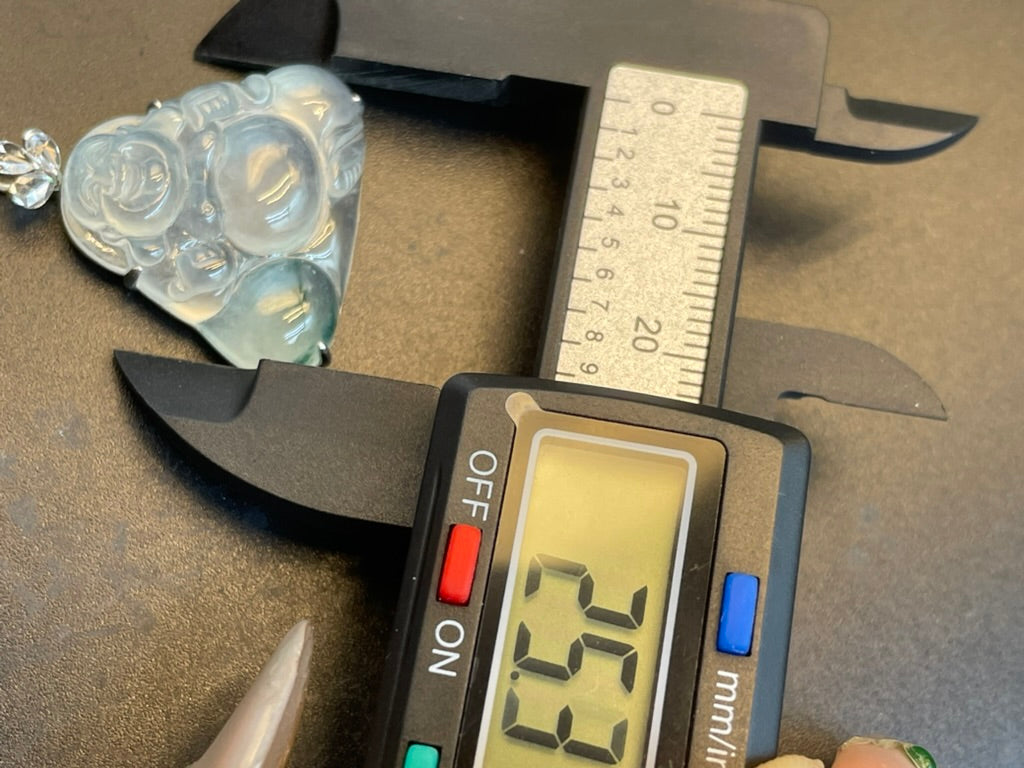 緬甸天然翡翠彌勒吊墜