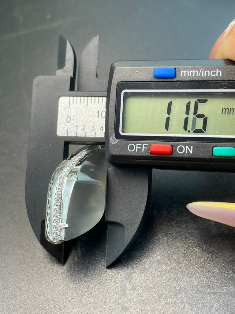 天然緬甸翡翠冰種吊墜