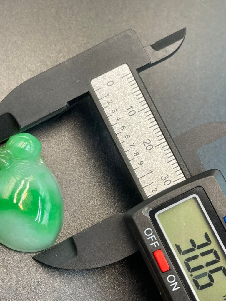 天然緬甸翡翠福瓜吊墜