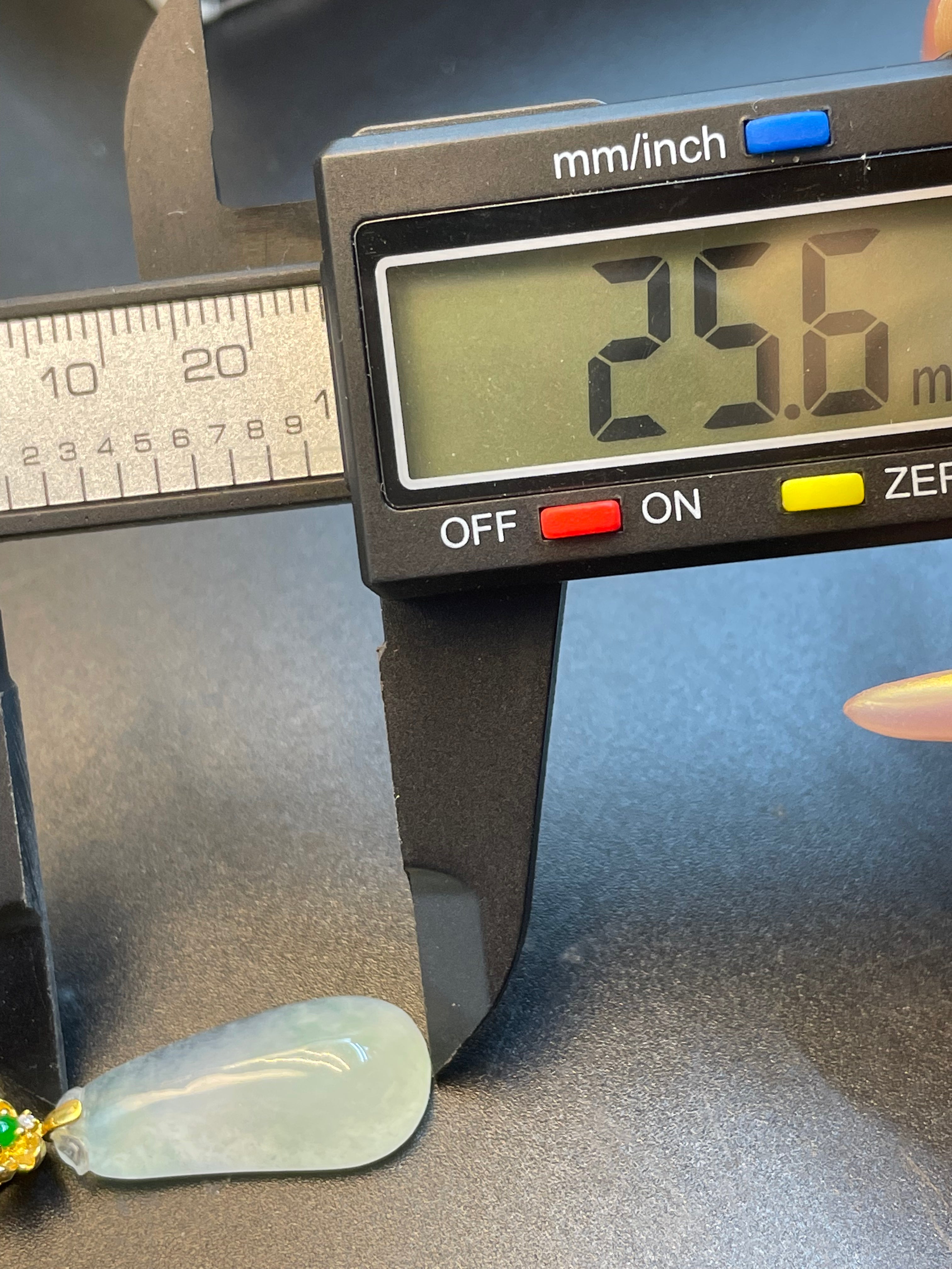 緬甸天然翡翠福瓜吊墜