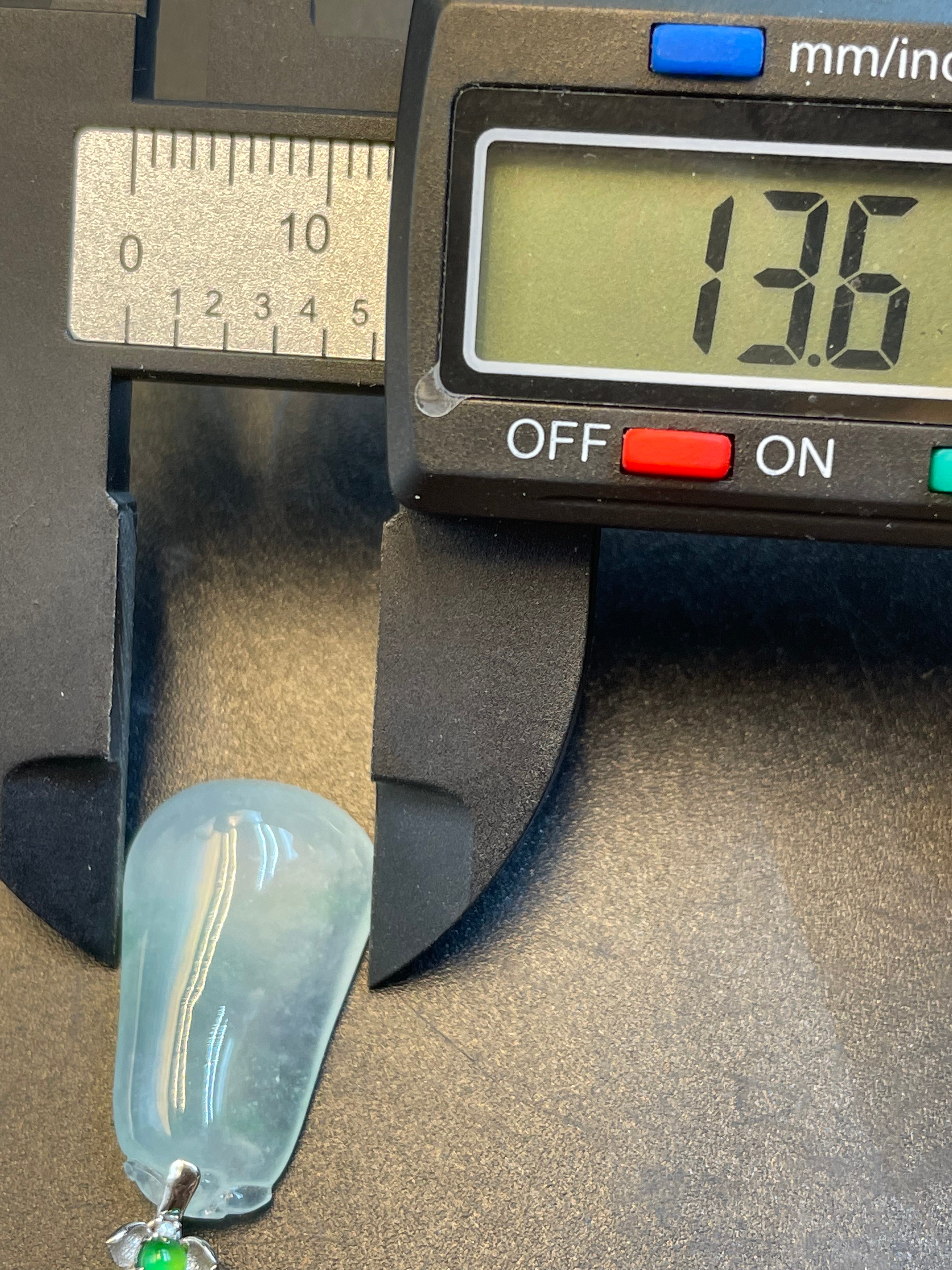 緬甸天然翡翠冰種福瓜吊墜