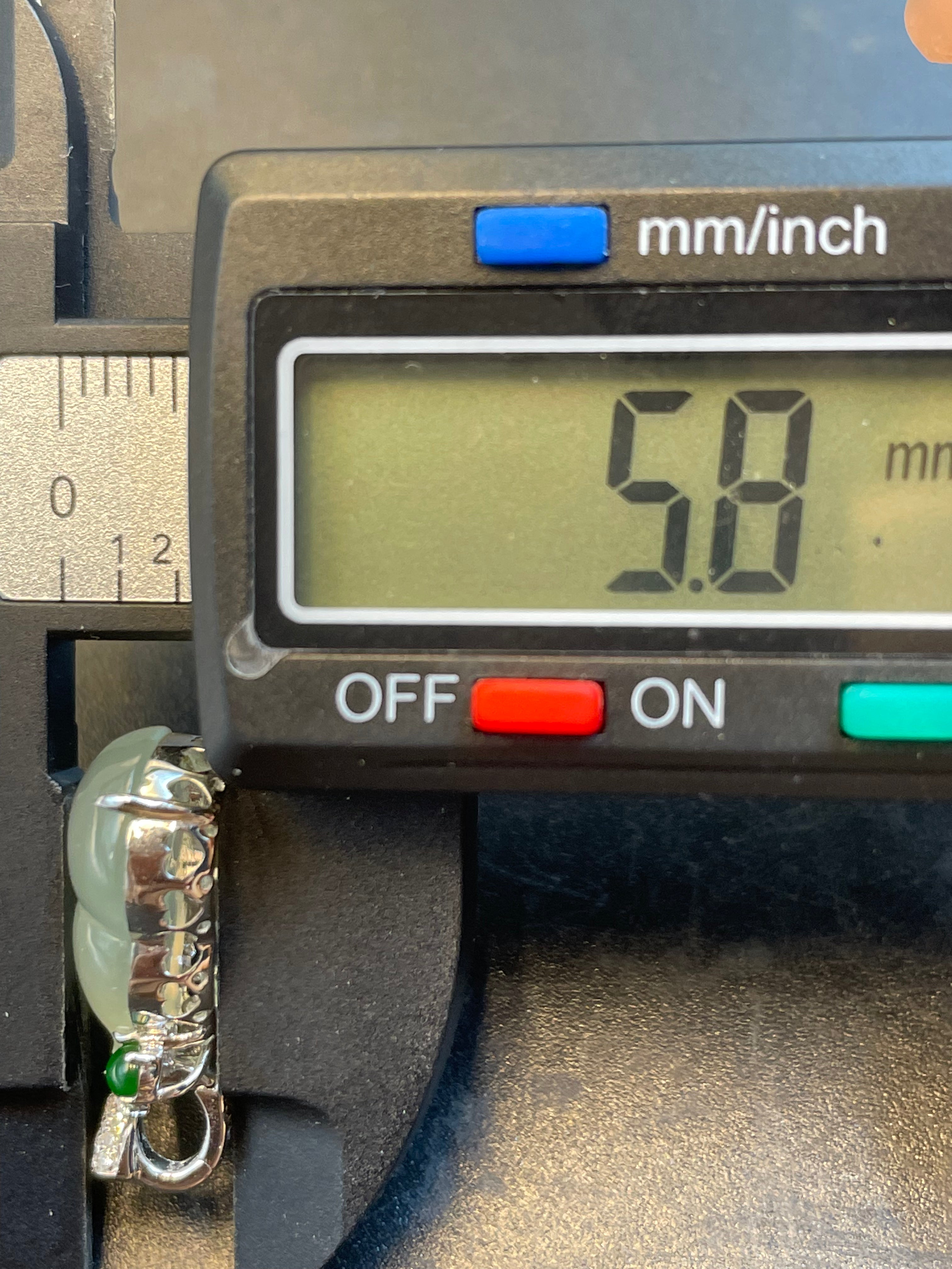 緬甸天然翡翠冰種葫蘆/福祿吊墜