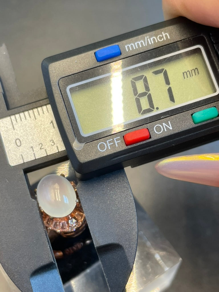 緬甸天然翡翠冰種蛋面戒指