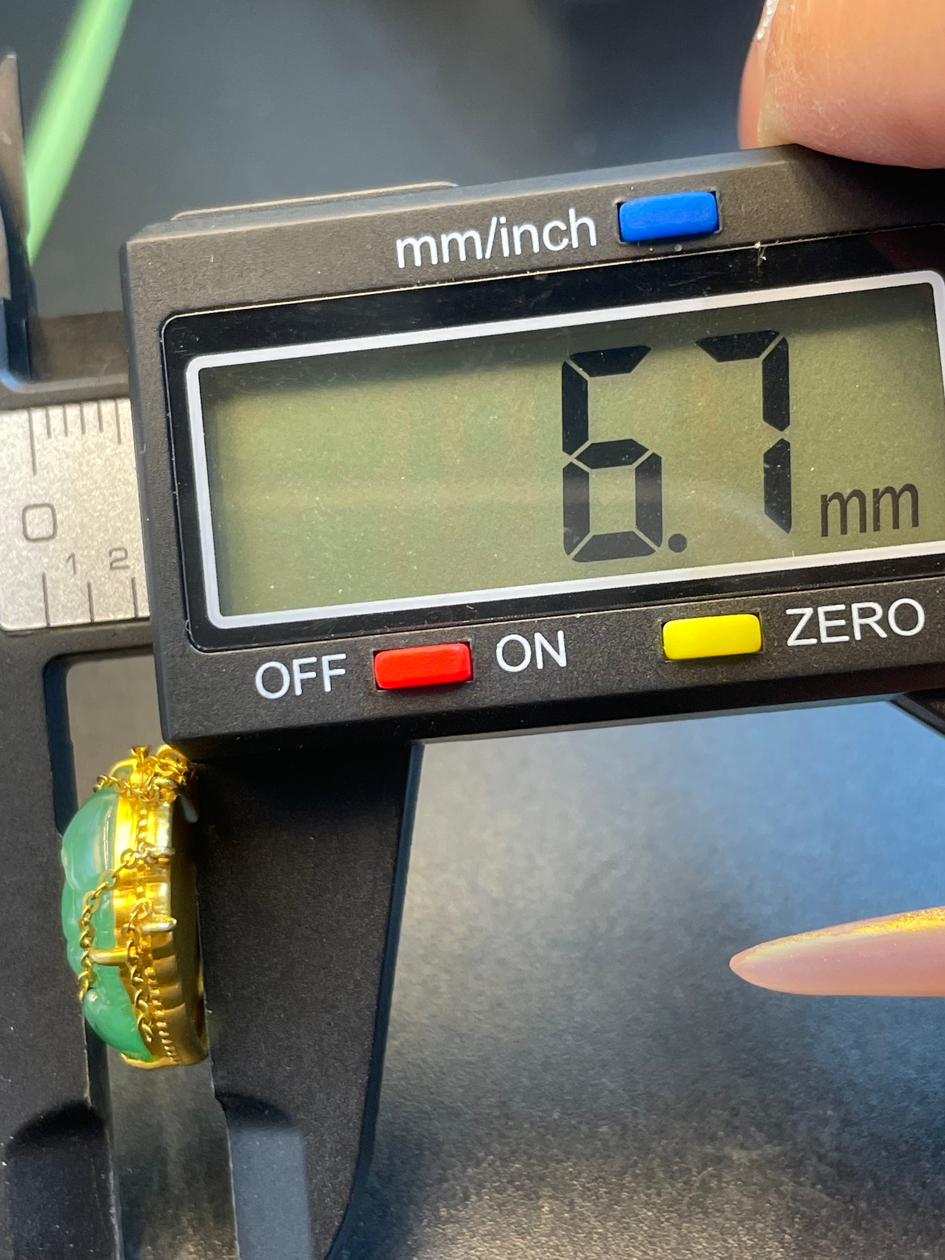 緬甸天然翡翠花開富貴吊墜