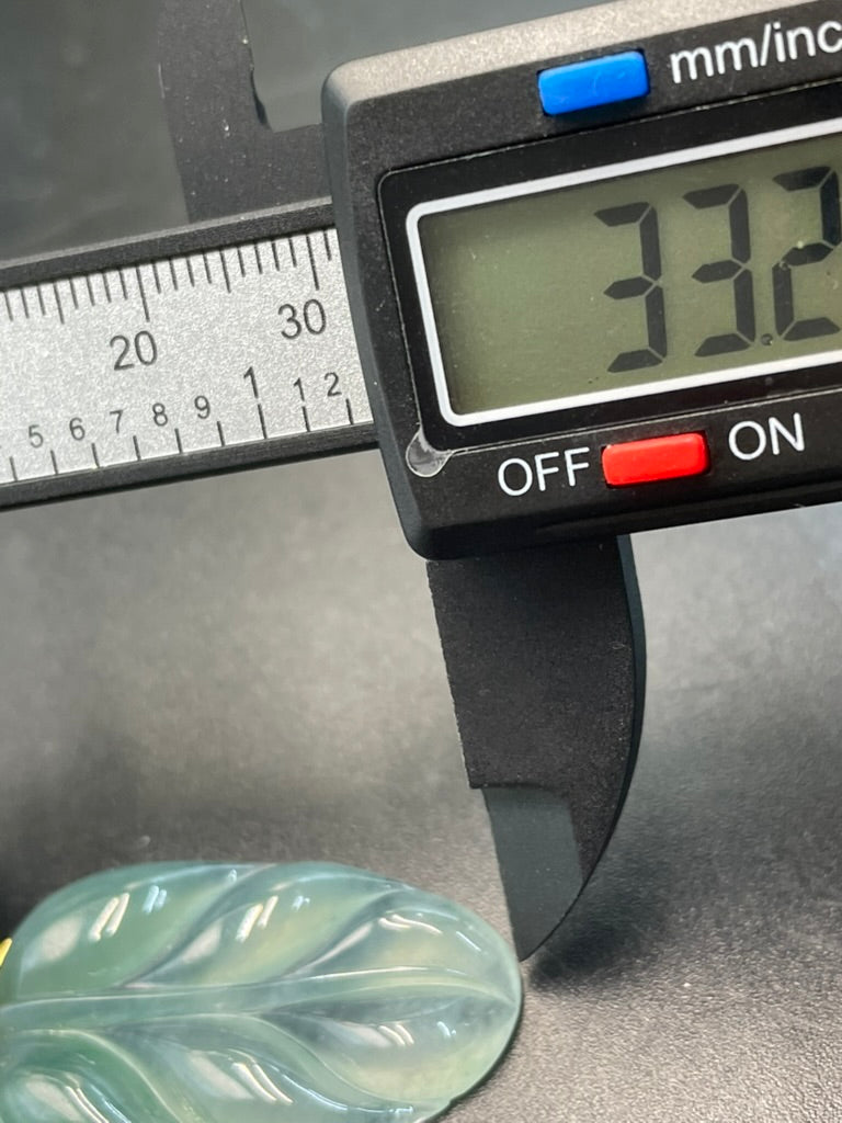 緬甸天然翡翠冰飄花金枝玉葉吊墜