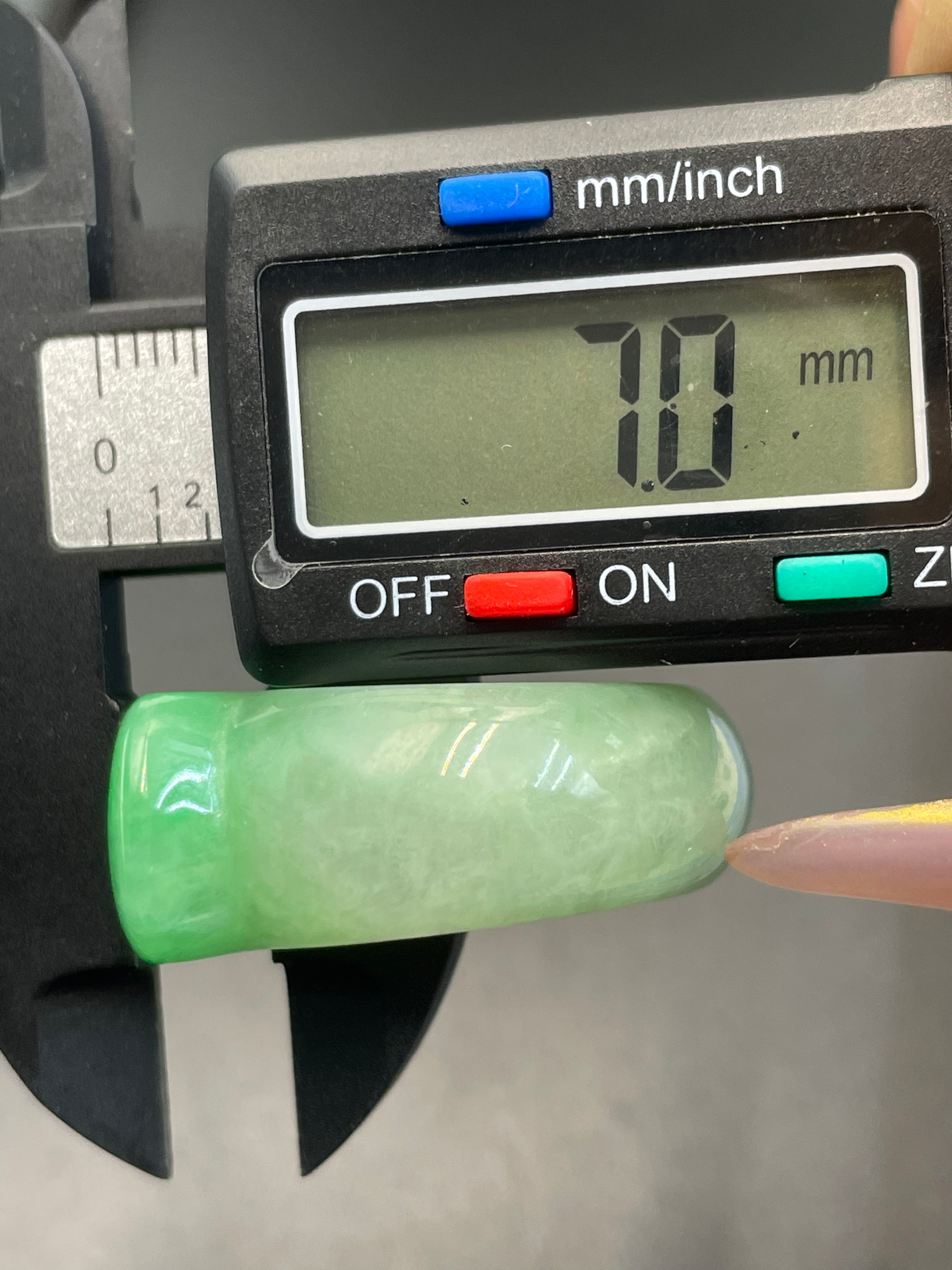 緬甸天然翡翠玉戒指指環/可當吊墜