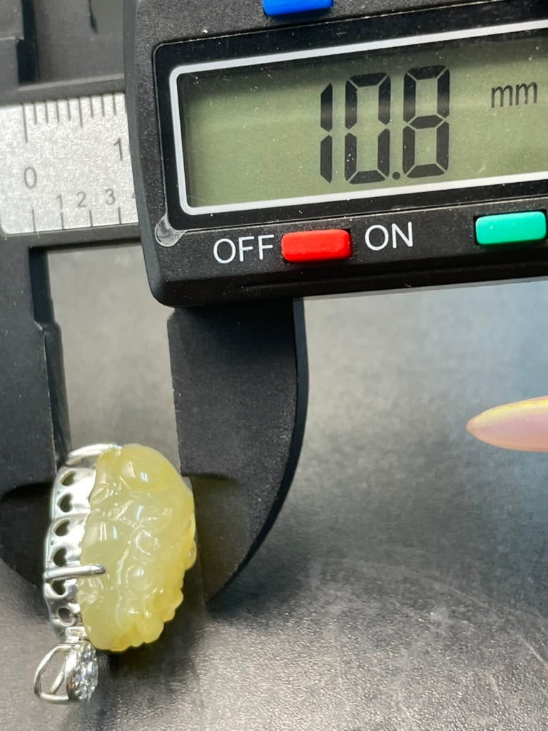 天然緬甸翡翠貔貅吊墜