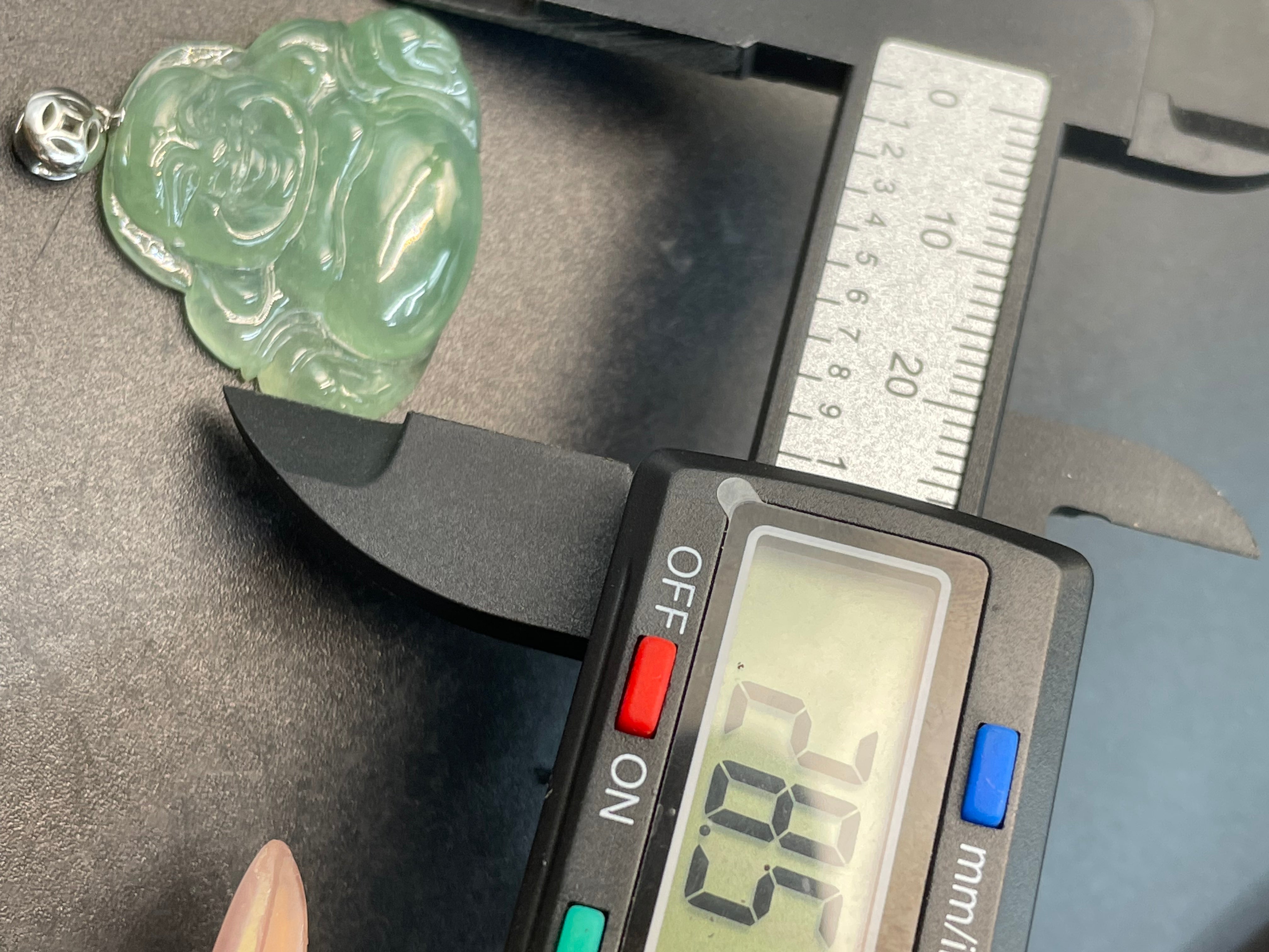 緬甸天然翡翠彌勒吊墜