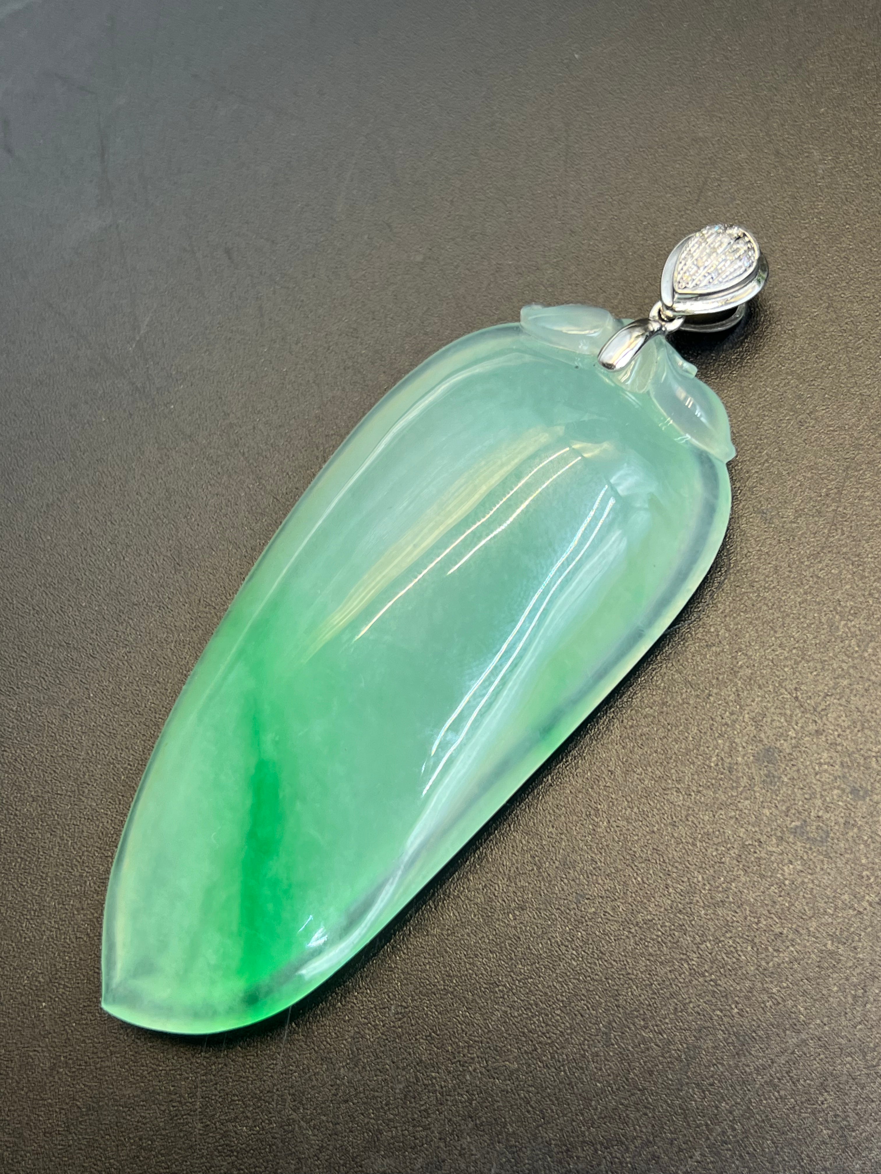 天然緬甸翡翠福瓜吊墜