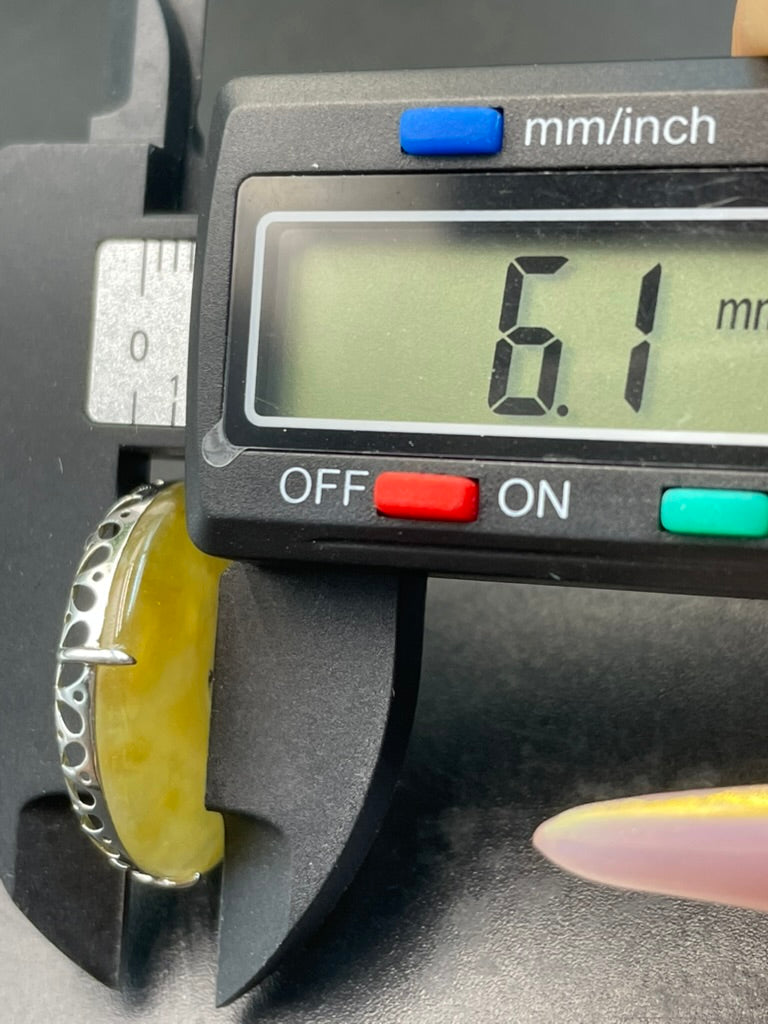 天然緬甸翡翠平安扣吊墜