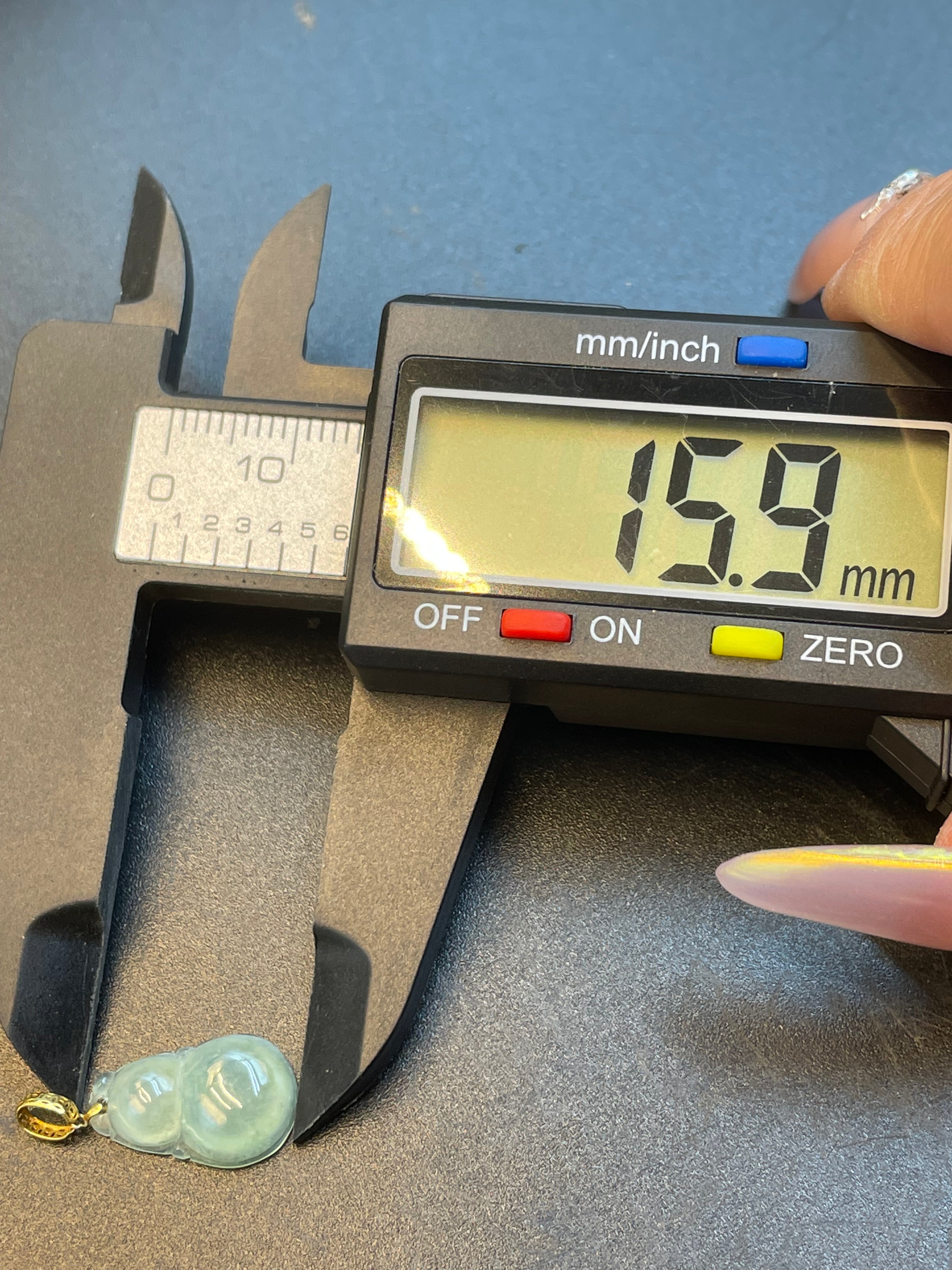 緬甸天然翡翠福祿吊墜