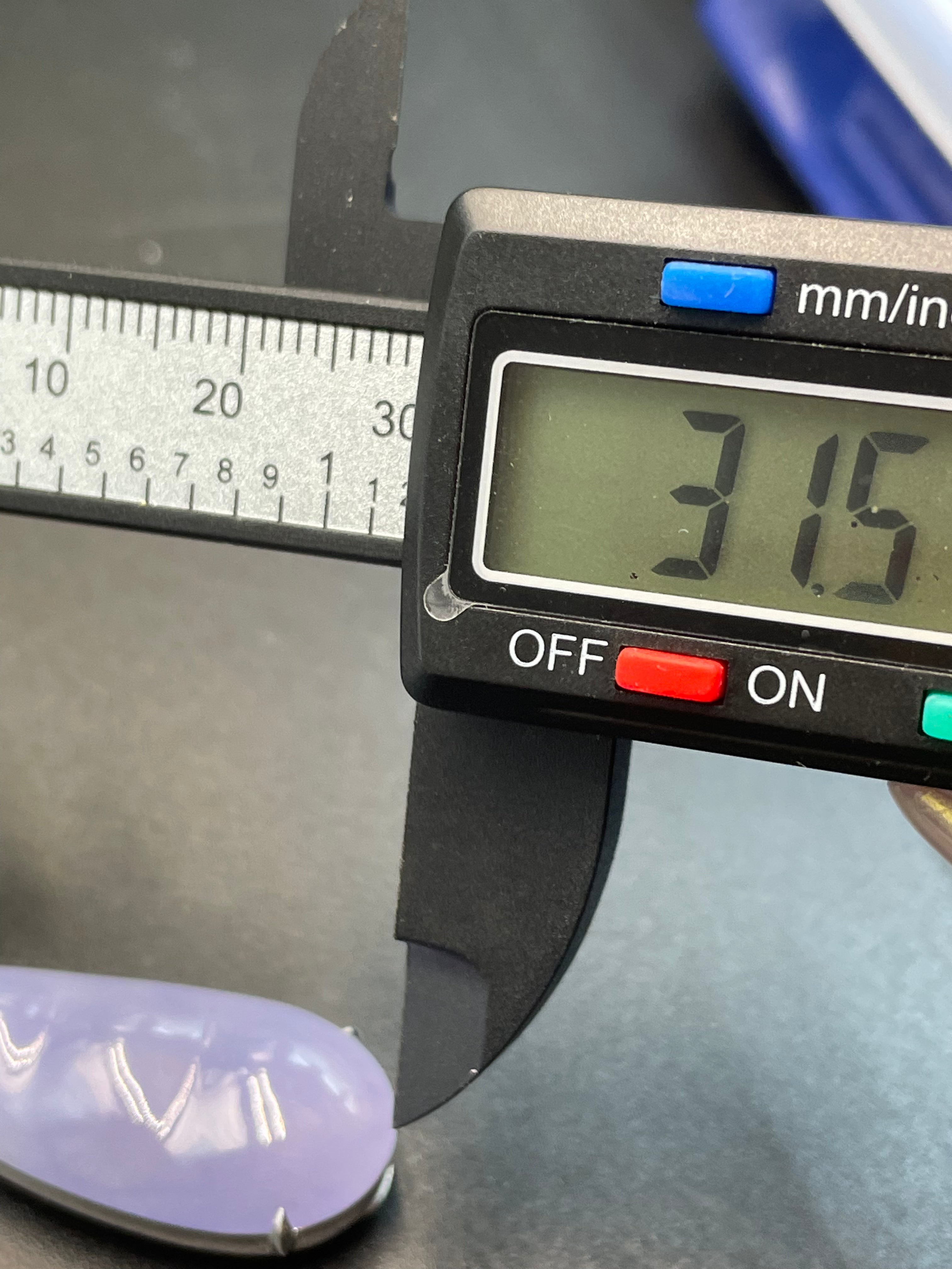 緬甸天然翡翠紫羅蘭福豆/三元及第吊墜