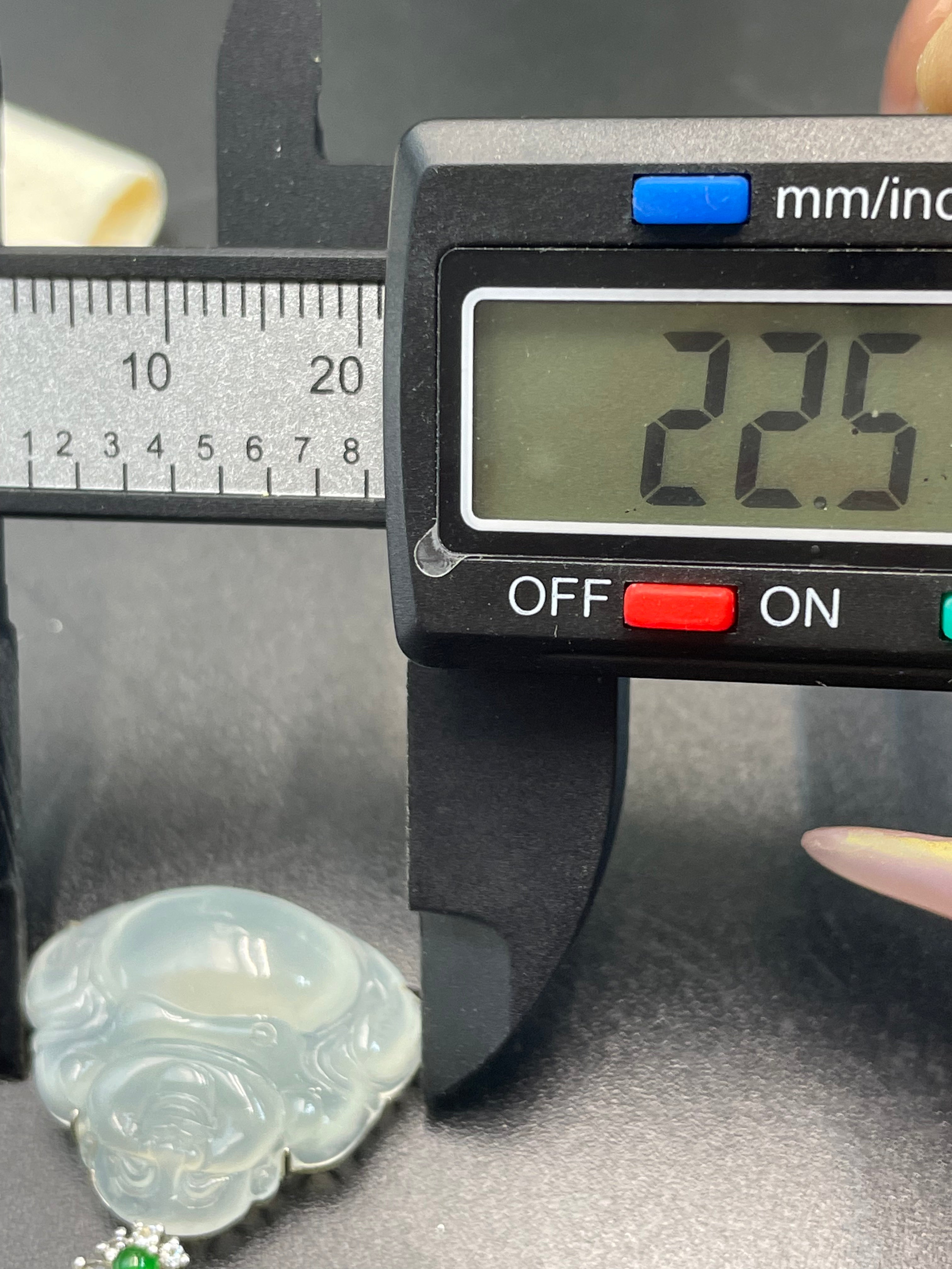 緬甸天然翡翠彌勒吊墜