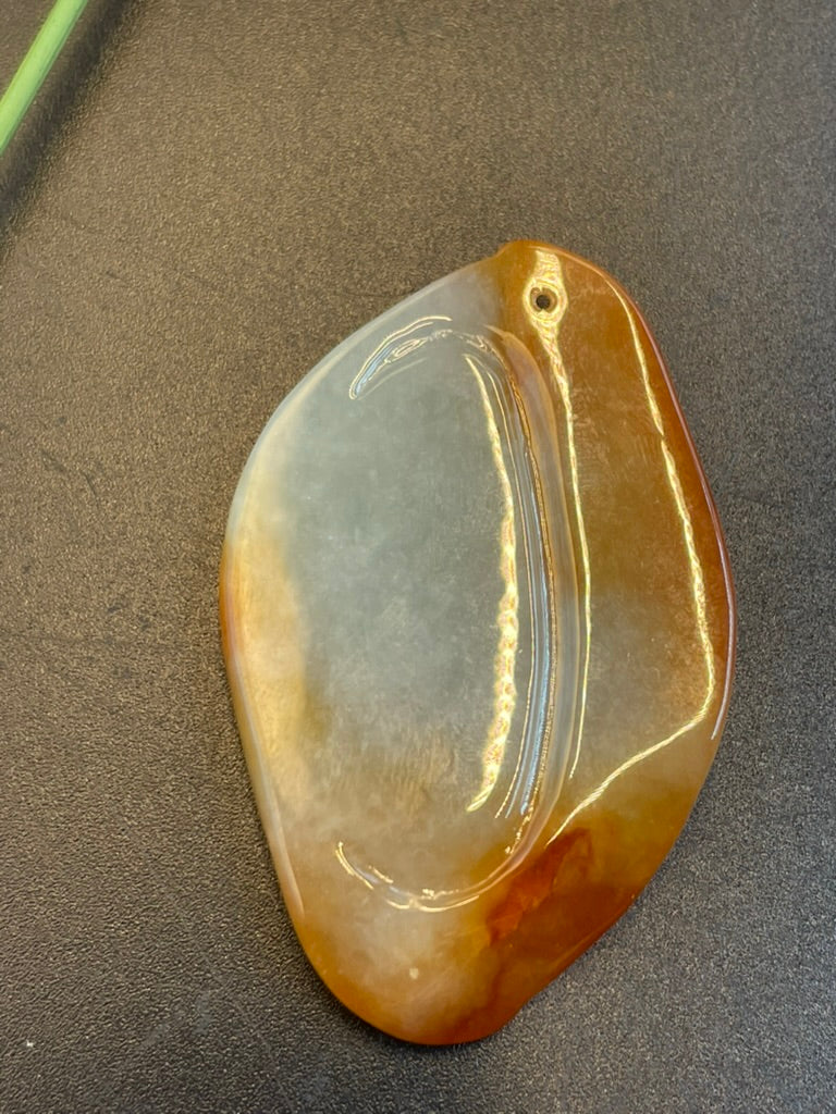 緬甸天然翡翠悟道吊墜