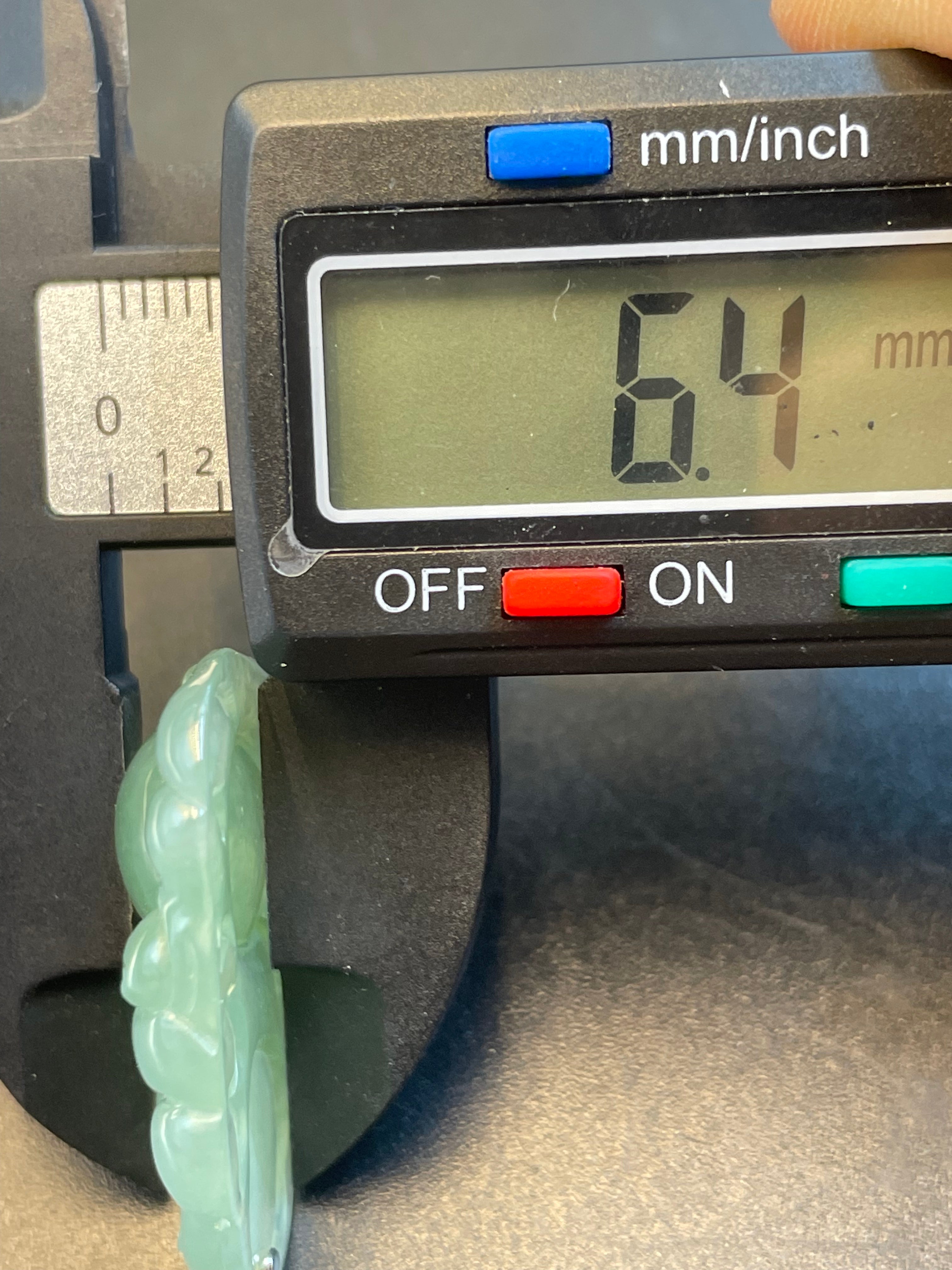 緬甸天然翡翠冰晴彌勒佛公吊墜