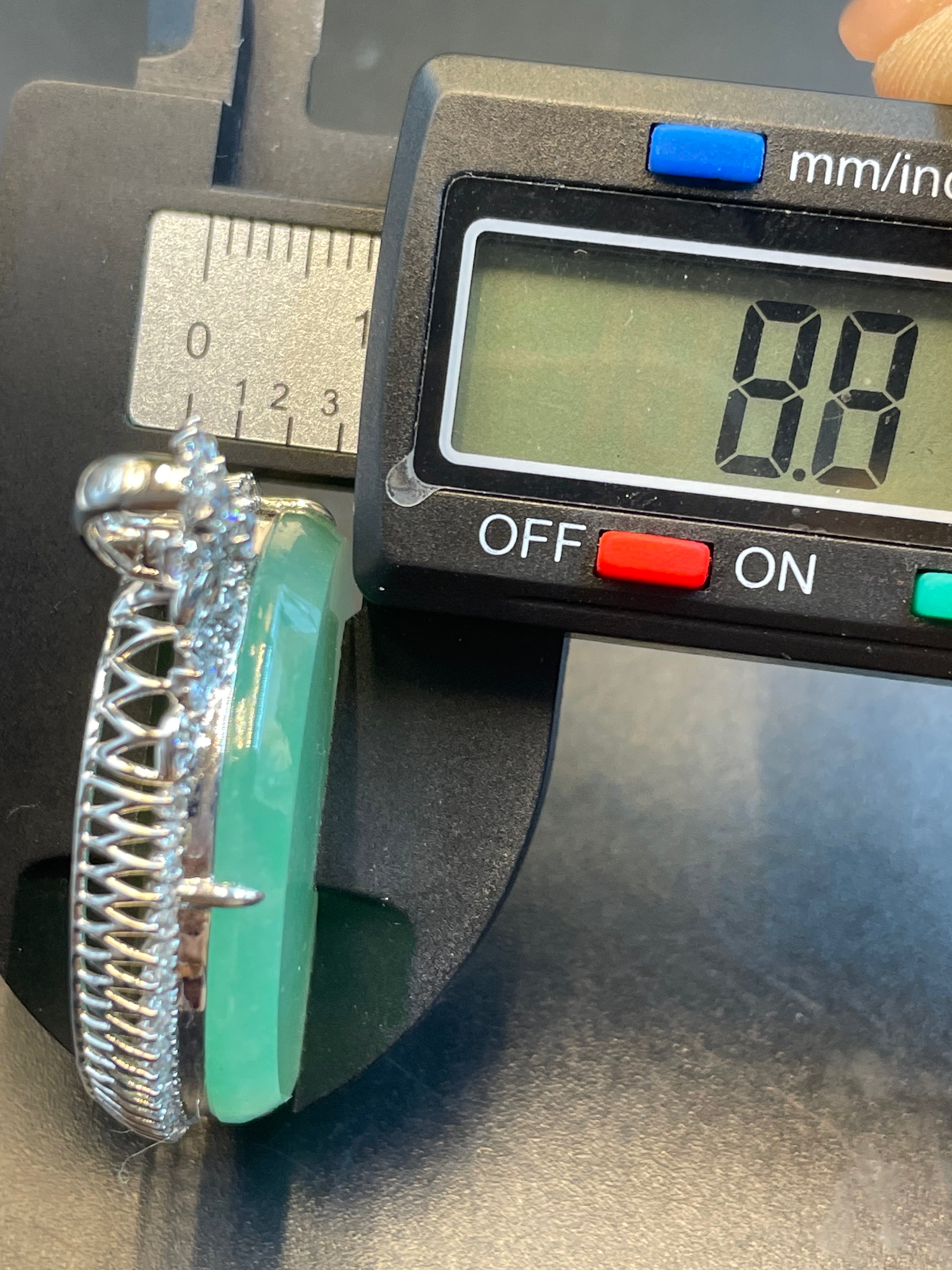 緬甸天然翡翠無事圓牌吊墜