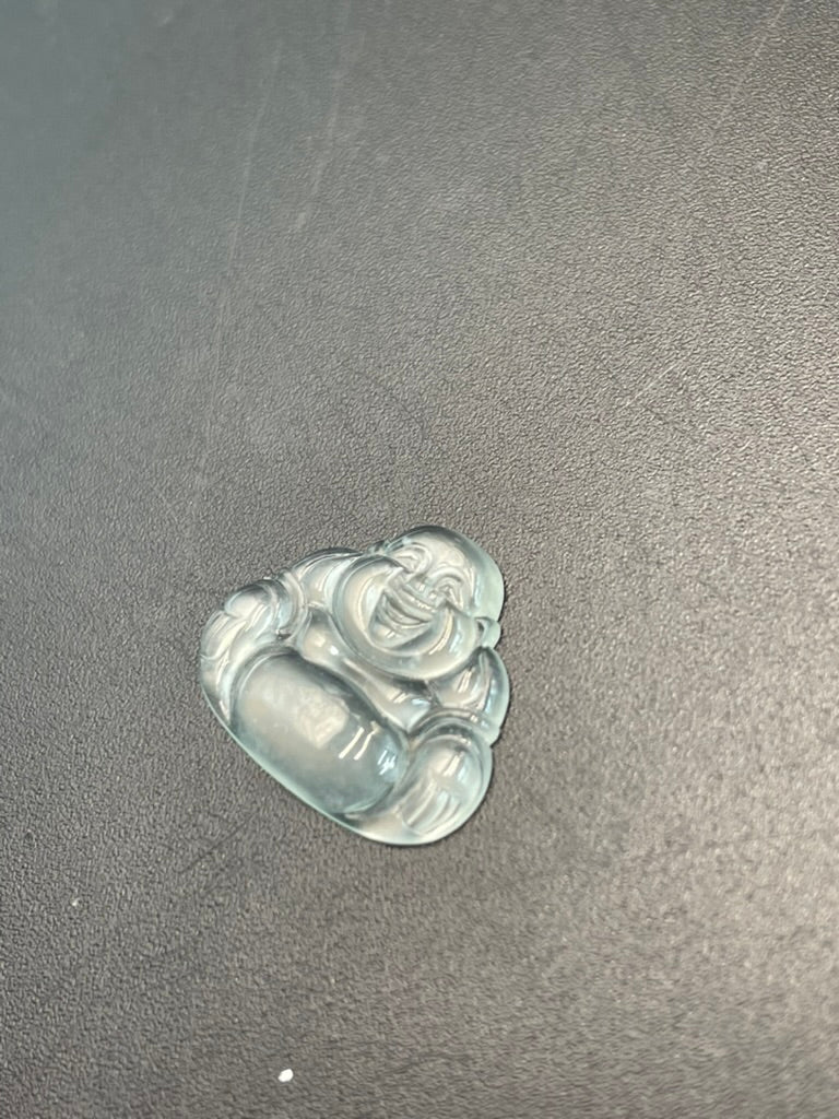 緬甸天然翡翠冰種彌勒吊墜