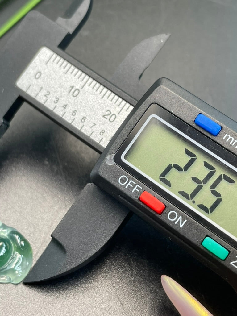 天然緬甸翡翠冰種財神吊墜