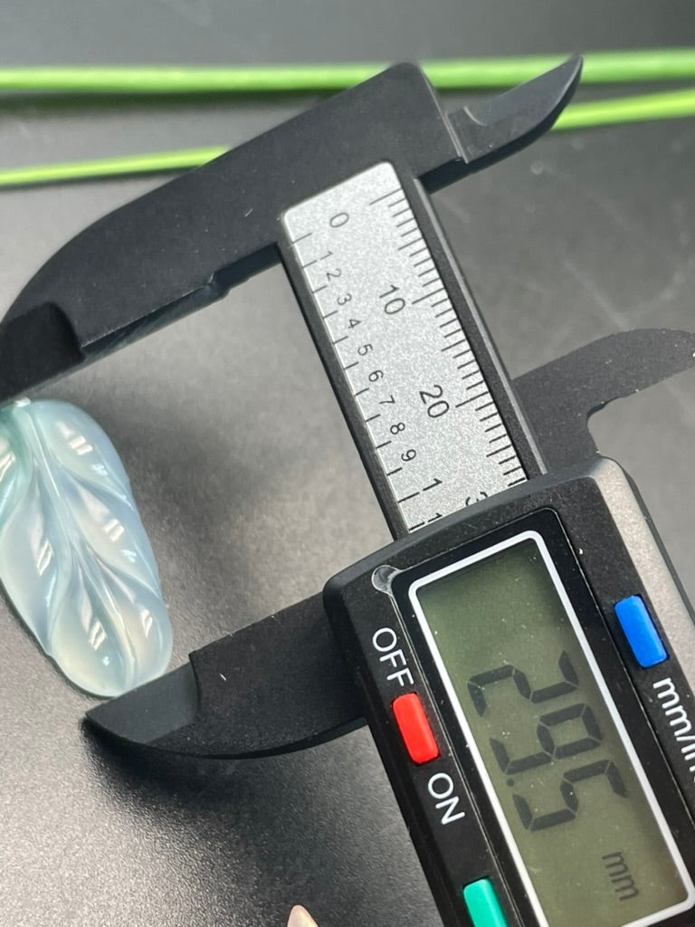 天然緬甸翡翠冰種葉子吊墜