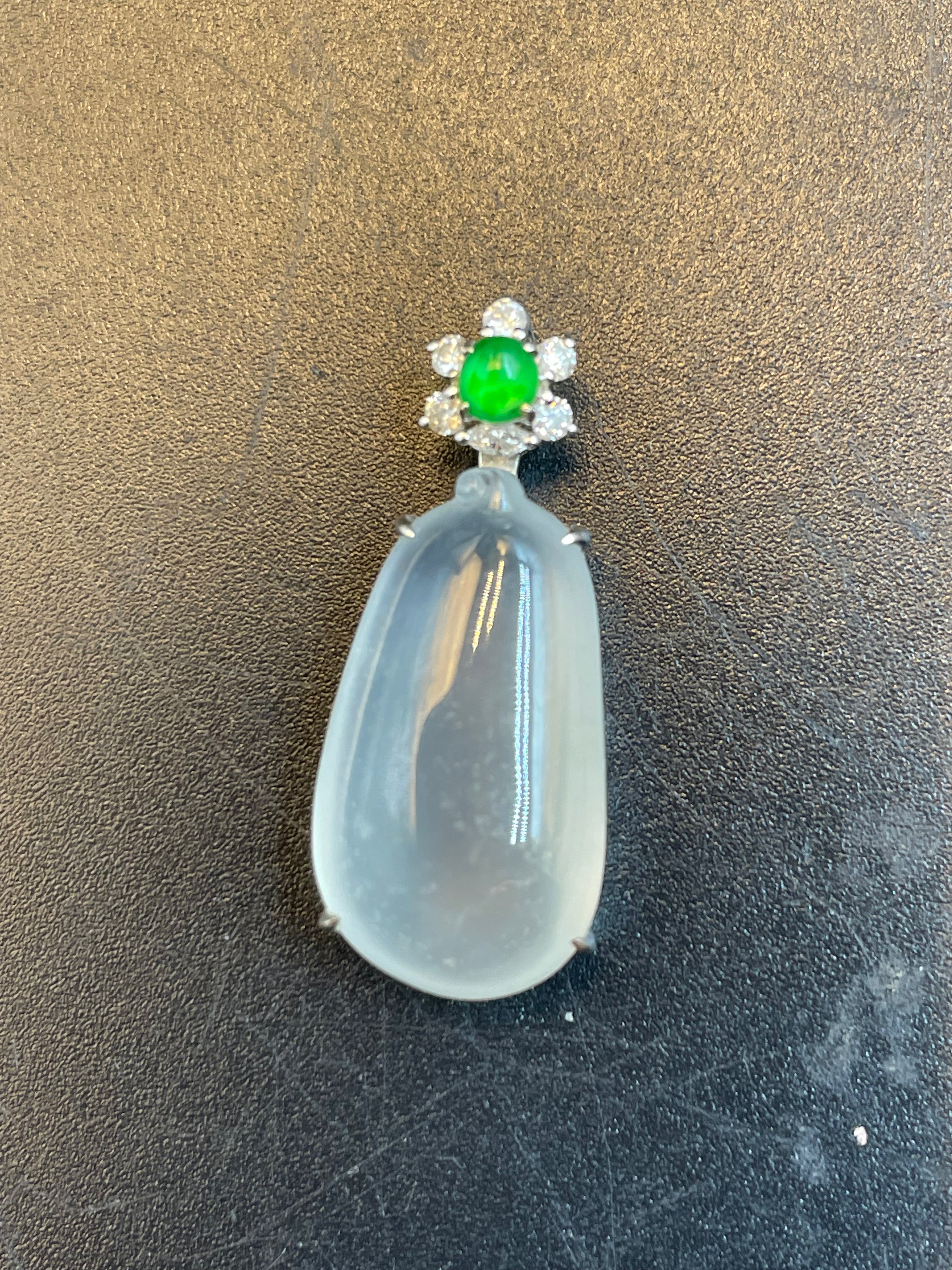 緬甸天然翡翠福瓜吊墜