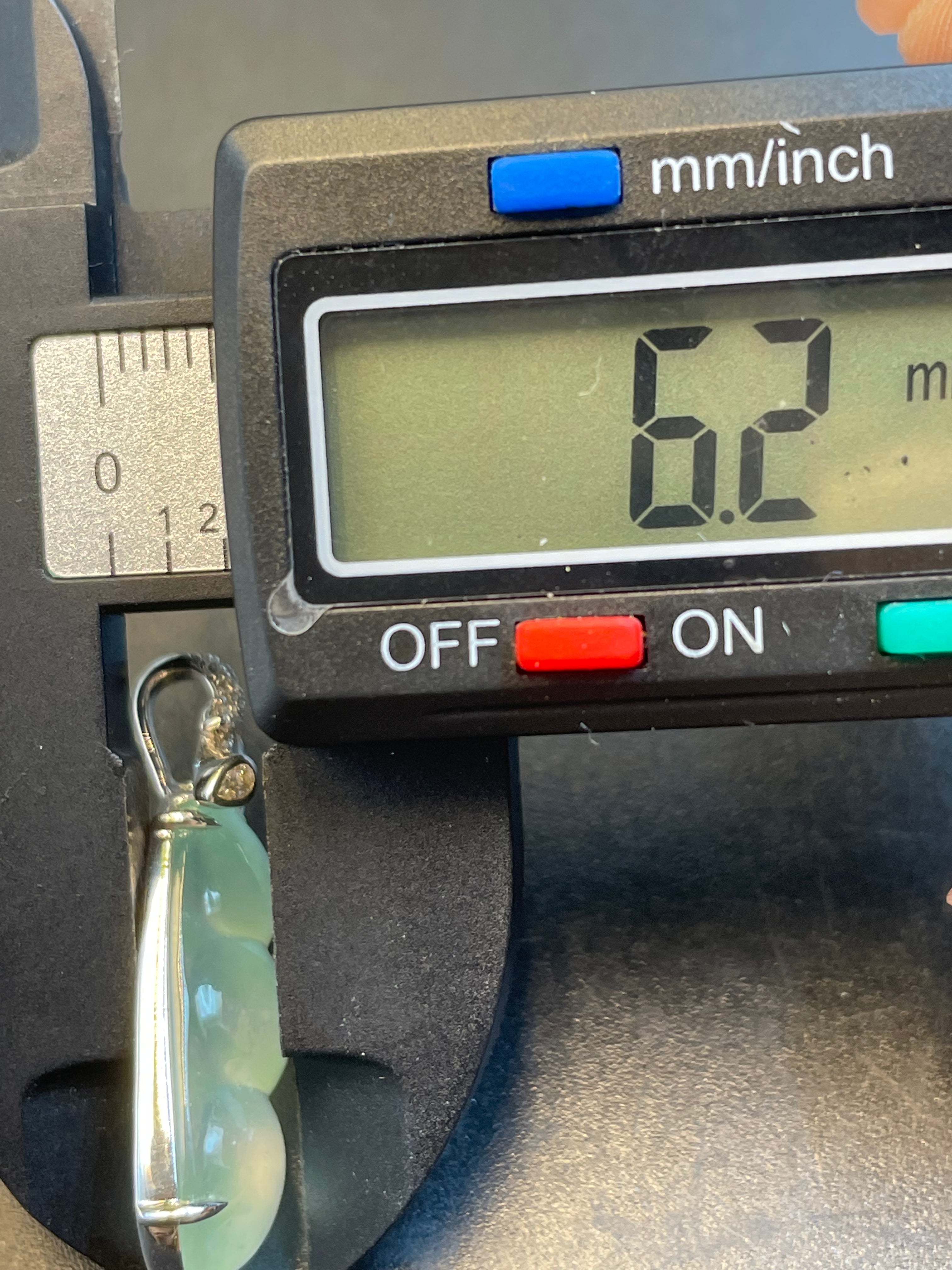 緬甸天然翡翠冰種福豆/三元及第吊墜