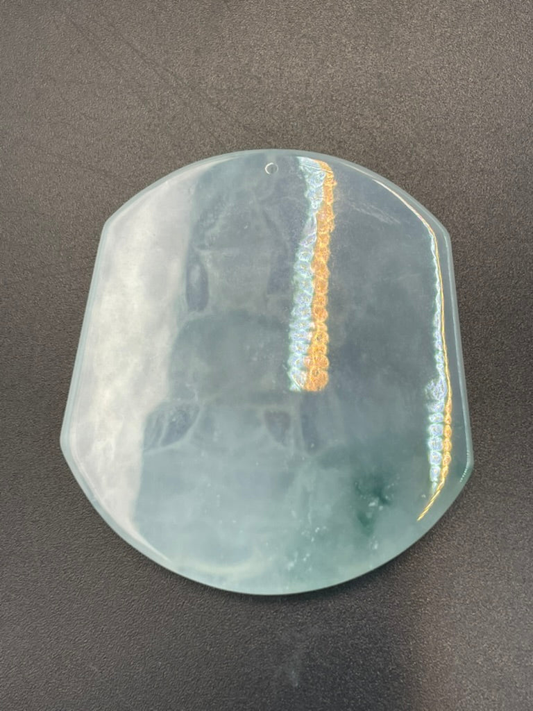 緬甸天然翡翠普賢菩薩吊墜