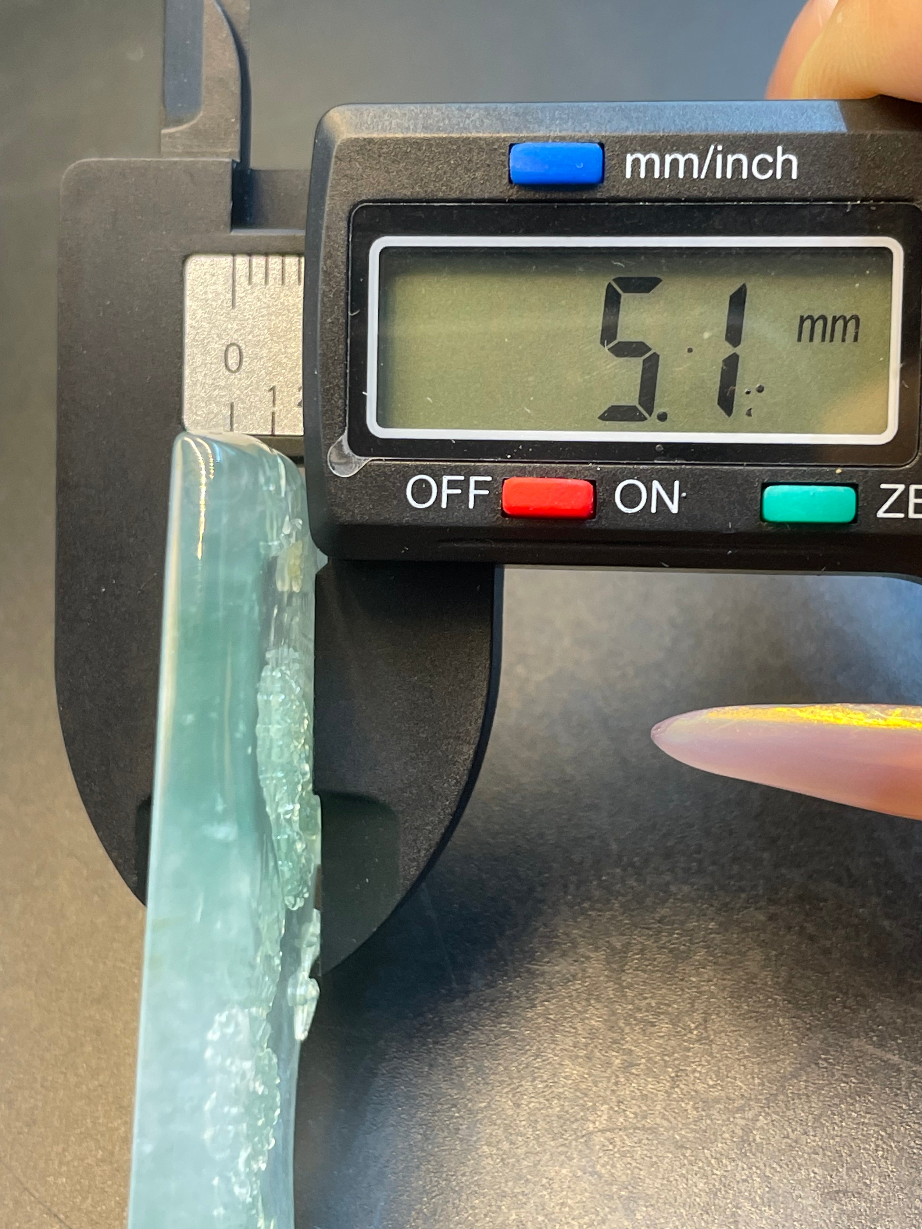 天然翡翠冰種山水意境玉牌吊墜