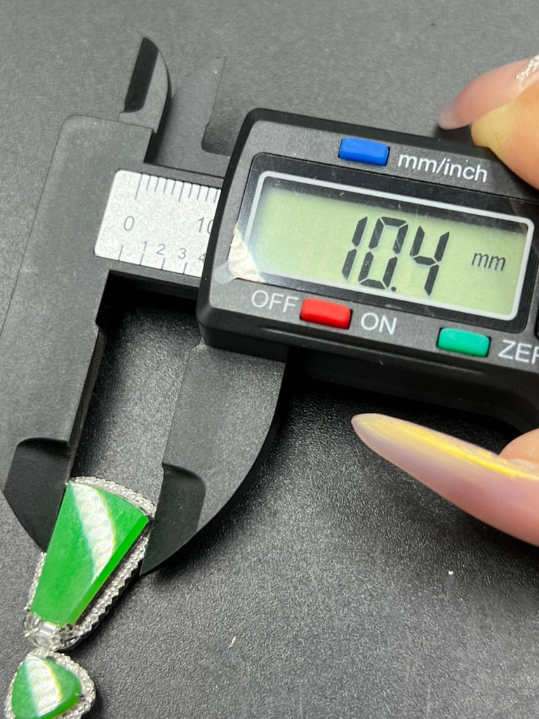 緬甸天然翡翠无事牌吊墜